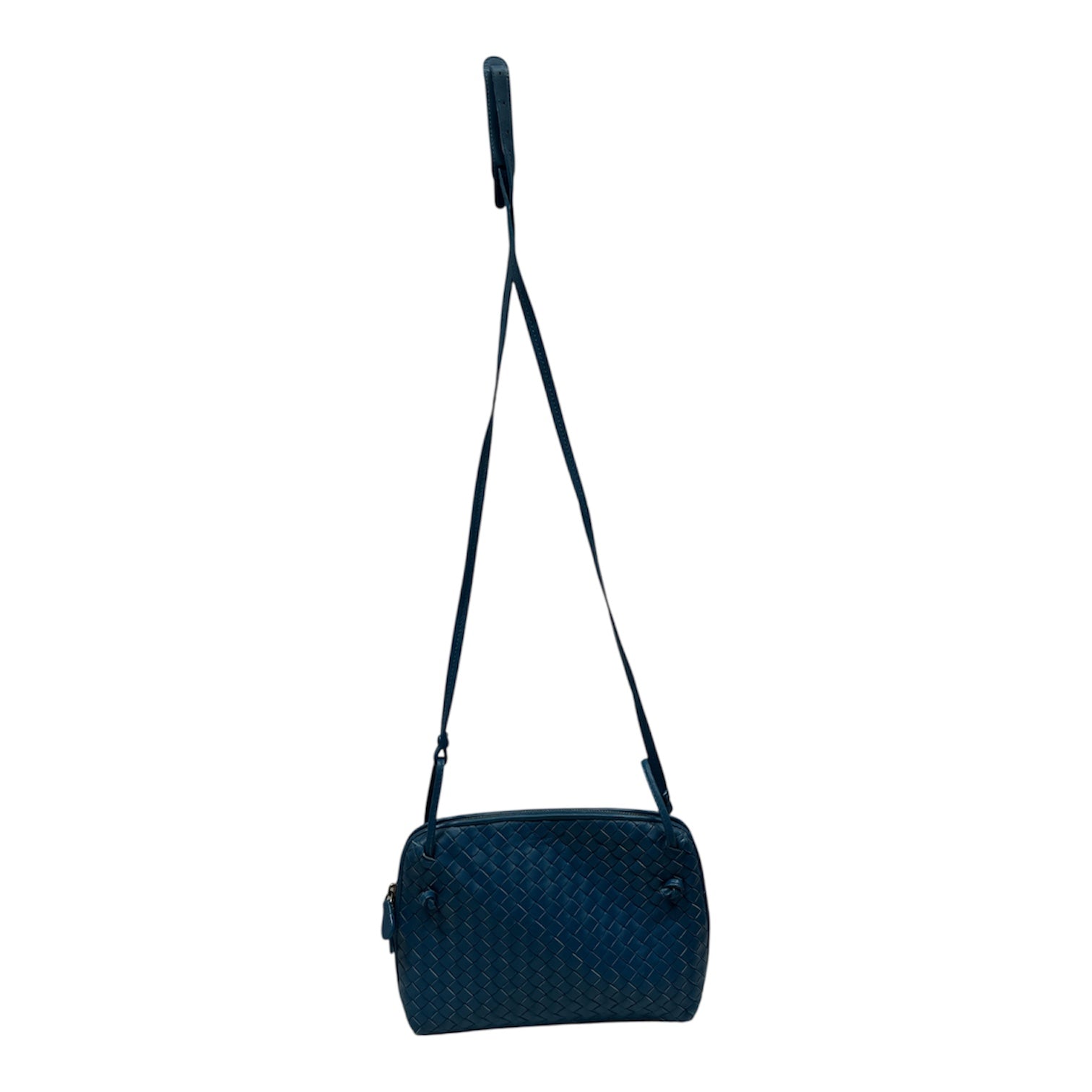 BOTTEGA VENETA/Cross Body Bag/OS/Leather/BLU/ view 2