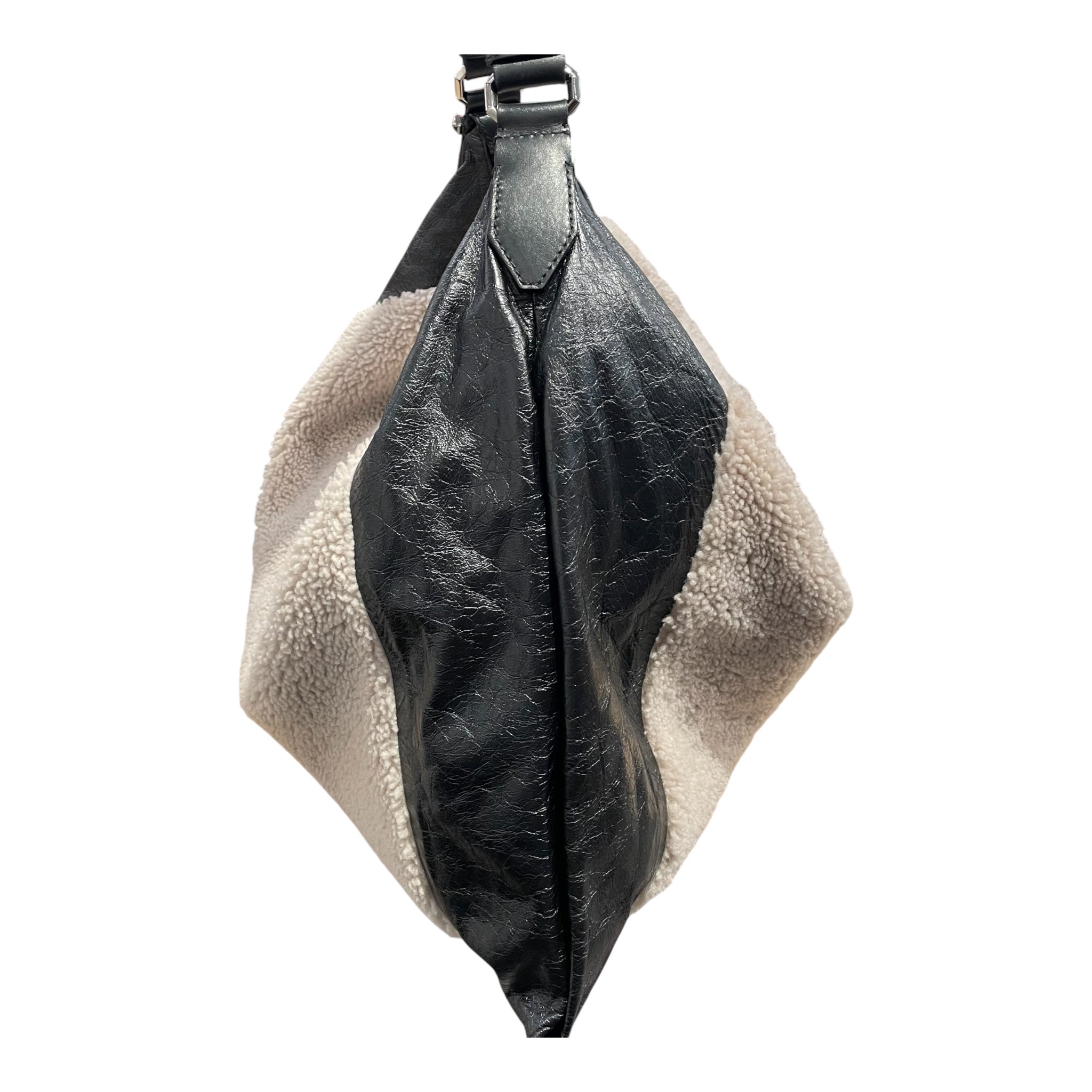 JIMMY CHOO/Bag/Leather/BLK/SHEARLING view 7