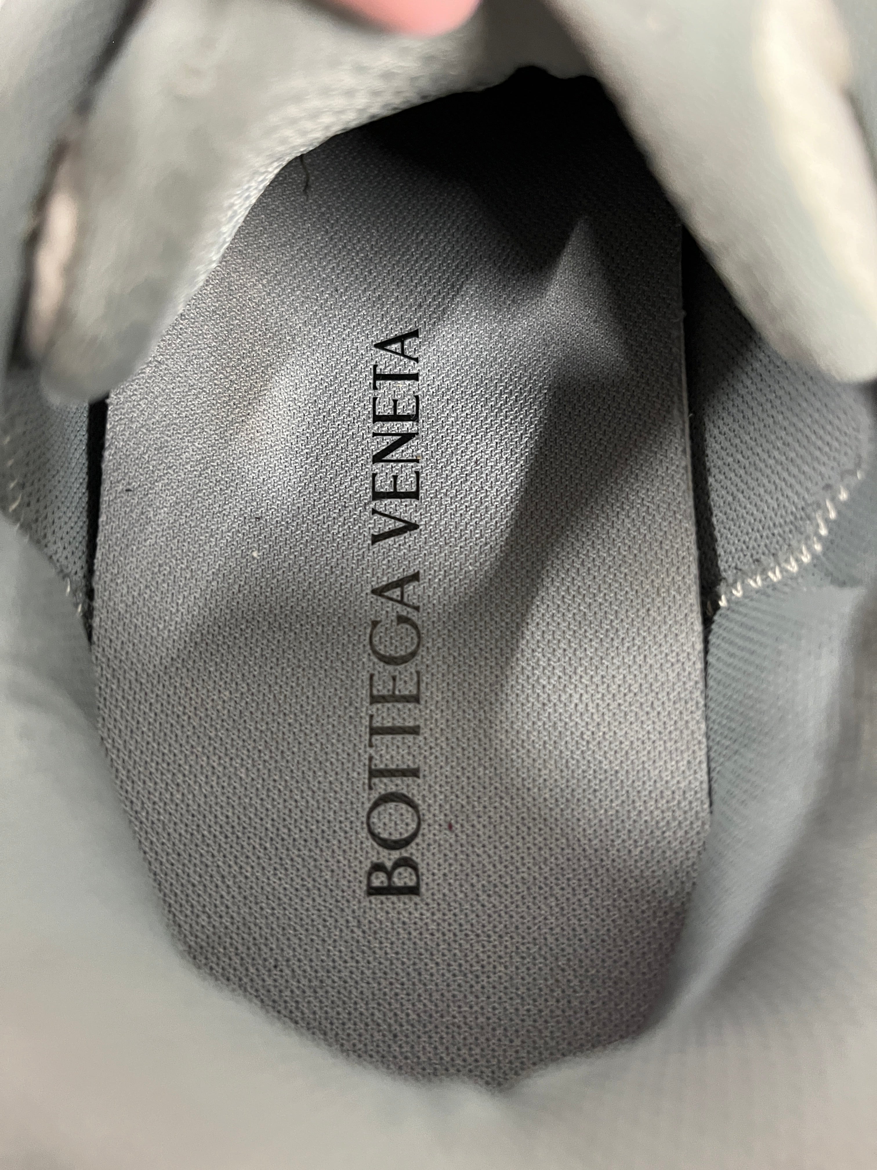 BOTTEGA VENETA/Low-Sneakers/EU 38/Cotton/SLV/U-Tip/ORBIT SNEAKER view 3
