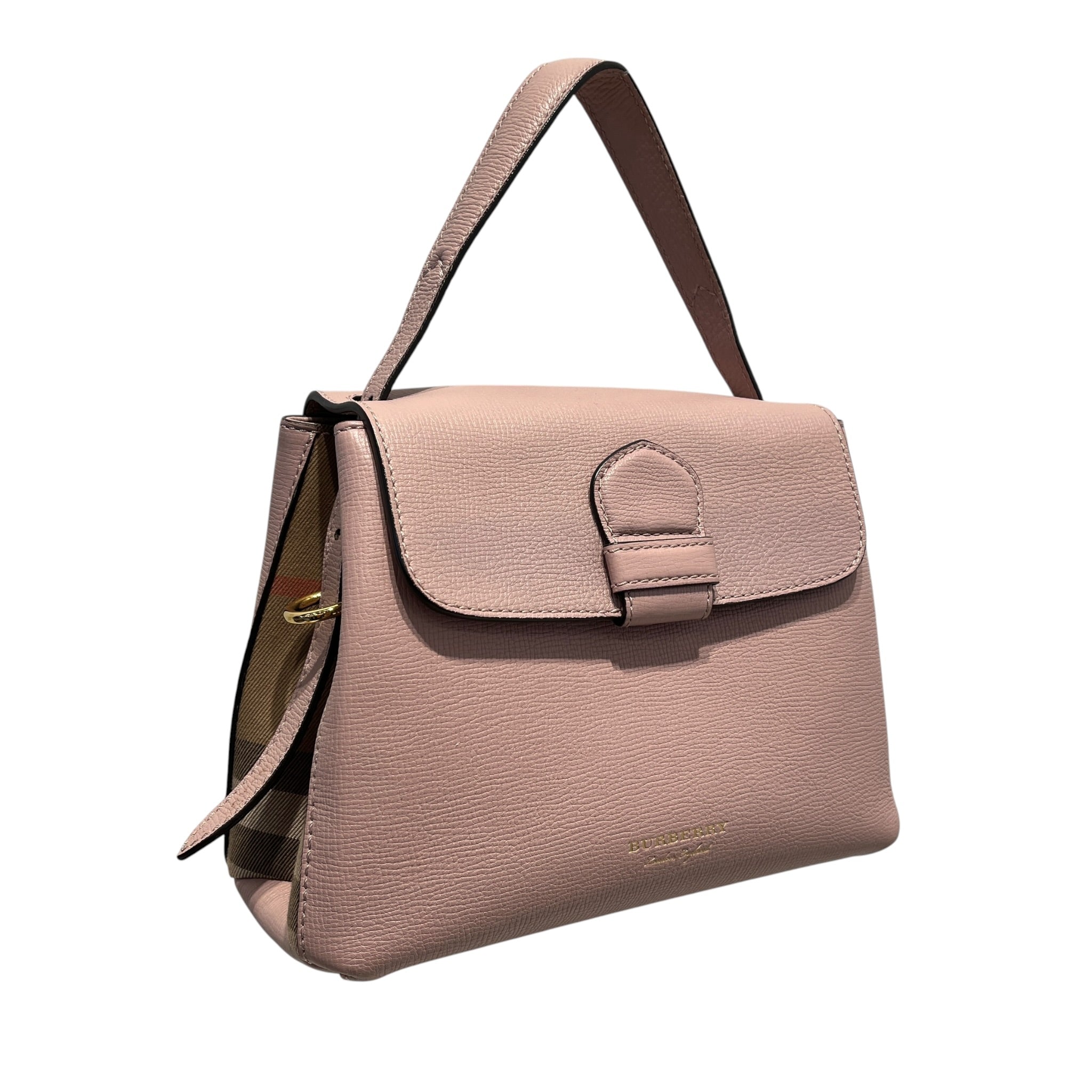 BURBERRY/Hand Bag/Leather/PNK/ORCHID CAMBERLEY TOTE W/ STRAP view 7