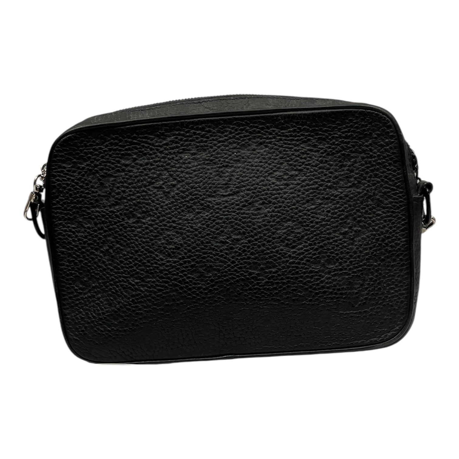 LOUIS VUITTON/Cross Body Bag/OS/Leather/BLK/Steamer Messenger view 2