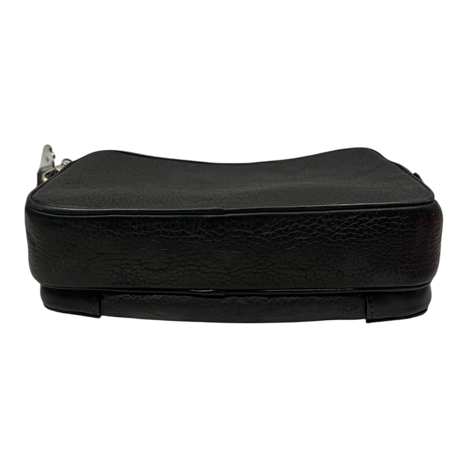 LOUIS VUITTON/Cross Body Bag/OS/Leather/BLK/Steamer Messenger view 3