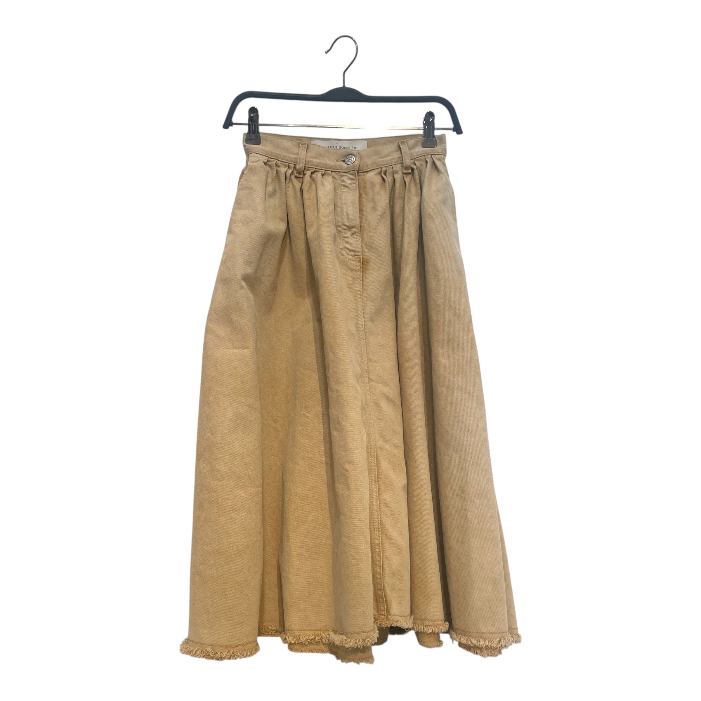 GOLDEN GOOSE/Long Skirt/38/Denim/BEG/ view 1