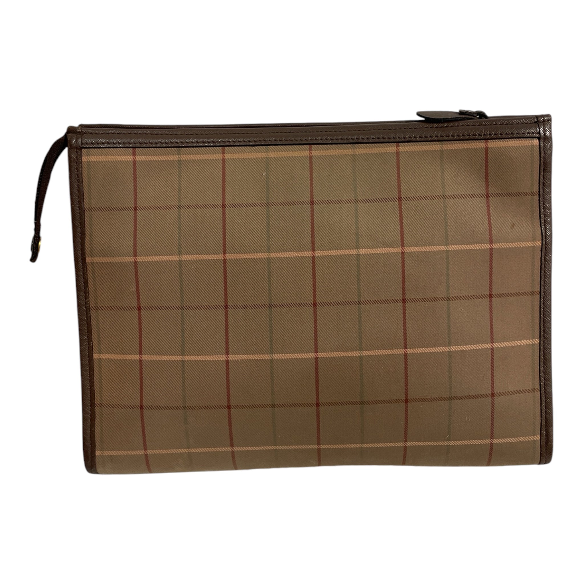 BURBERRYS/Pouch/Plaid/Leather/BEG/WB6B6J2 view 2