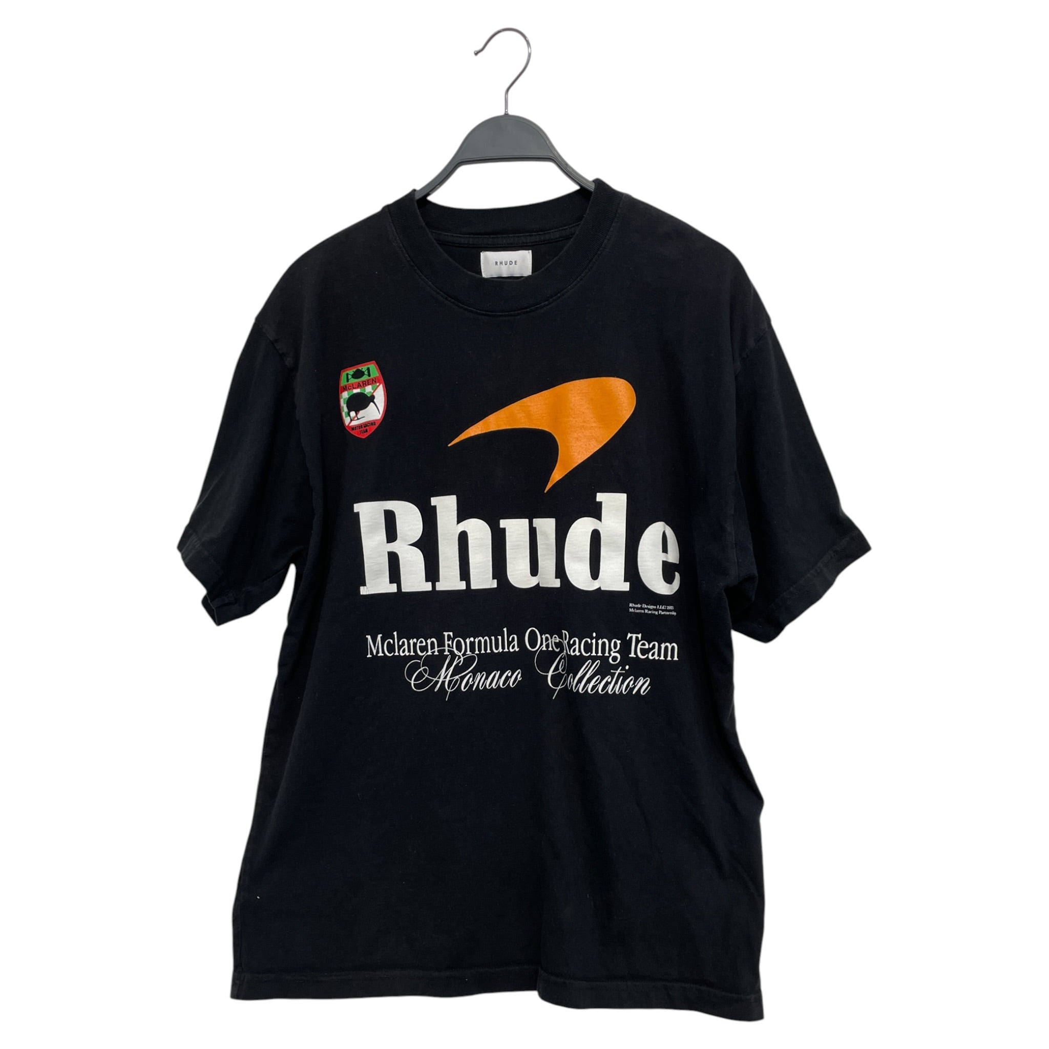 RHUDE/T-Shirt/XL/Cotton/BLK/Graphic/