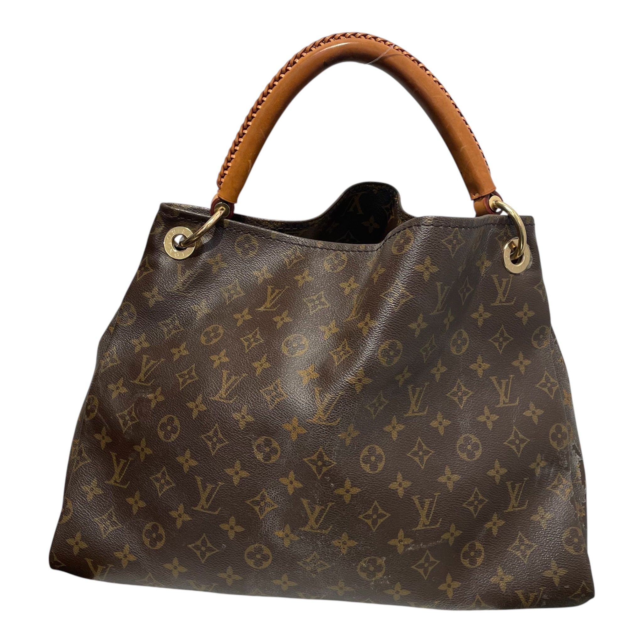 LOUIS VUITTON/Bag/Monogram/BRW/ARTSY MM CANVAS view 2
