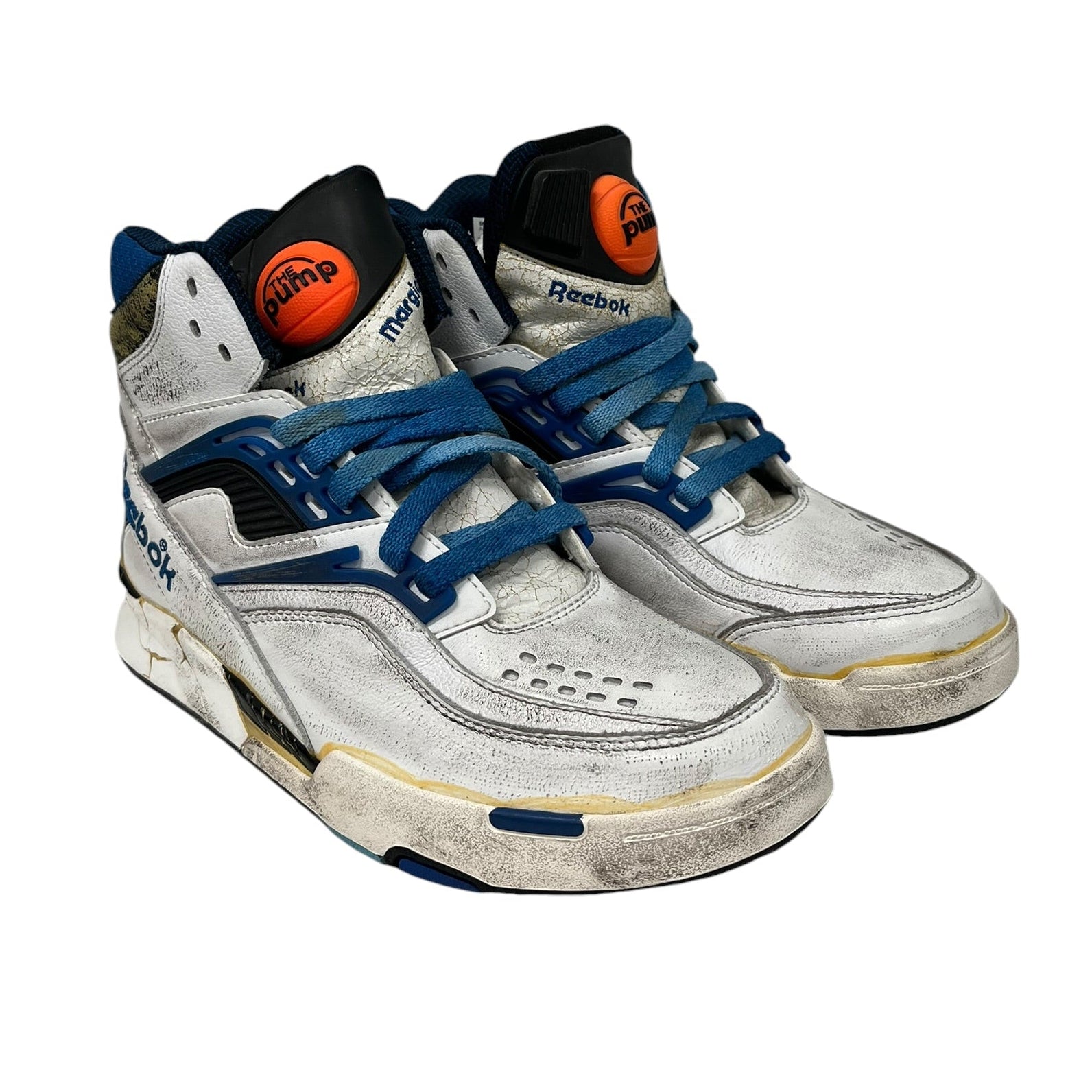 Maison Margiela/Reebok/Hi-Sneakers/US 6/Leather/WHT/ view 1
