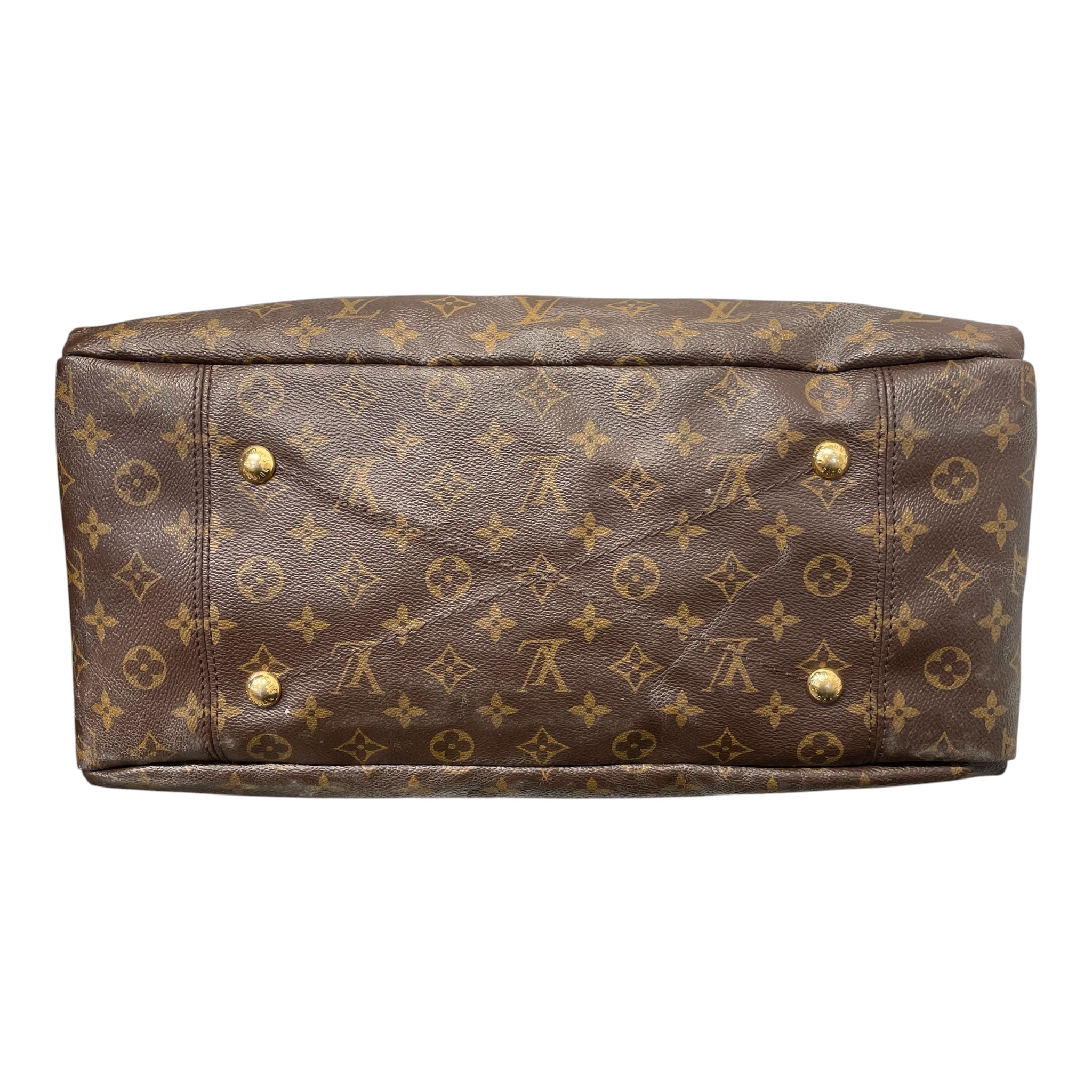 LOUIS VUITTON/Bag/Monogram/BRW/ARTSY MM CANVAS view 3