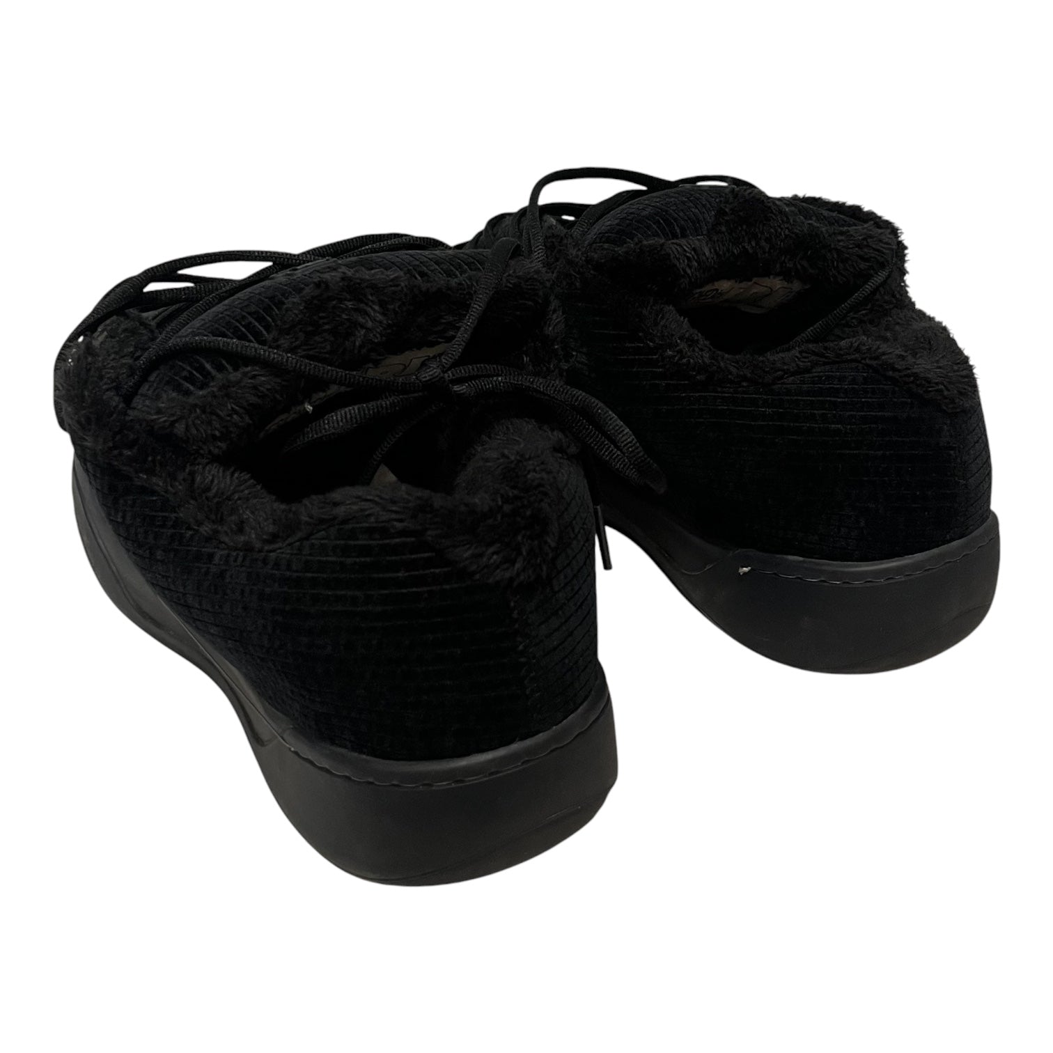 ERL/Low-Sneakers/US 11/Cotton/BLK/corduroy vamp view 2