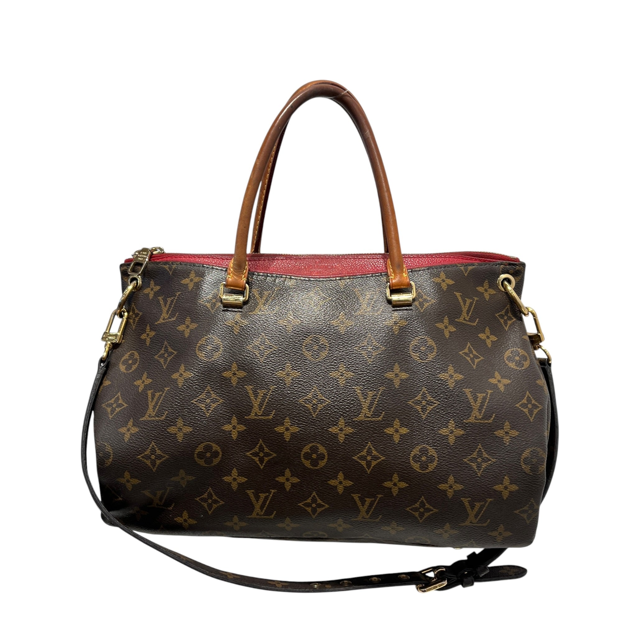 LOUIS VUITTON/Hand Bag/Leather/BRW/pallas view 1