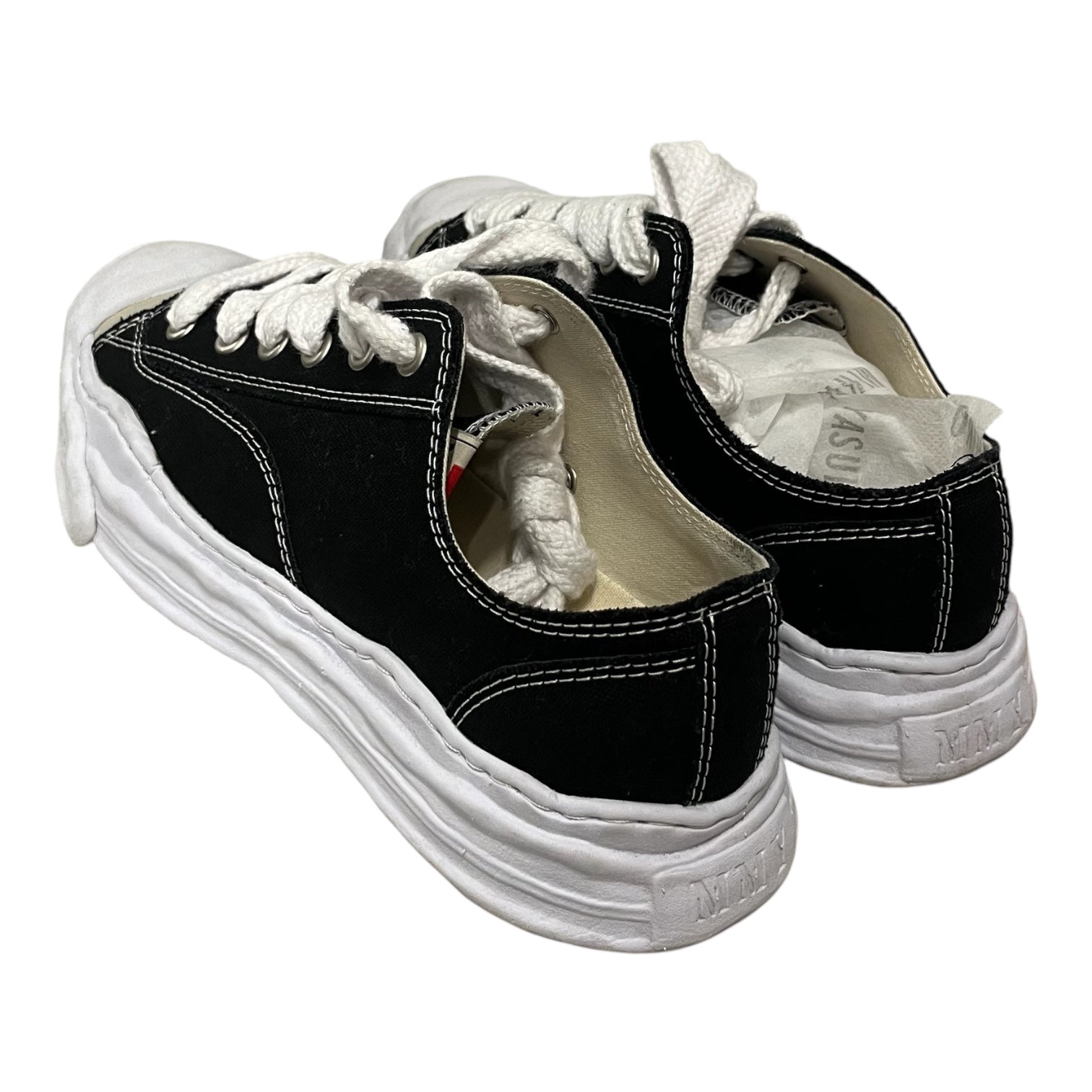 MIHARA YASUHIRO/Low-Sneakers/US 11/Cotton/BLK/HANK OG view 2
