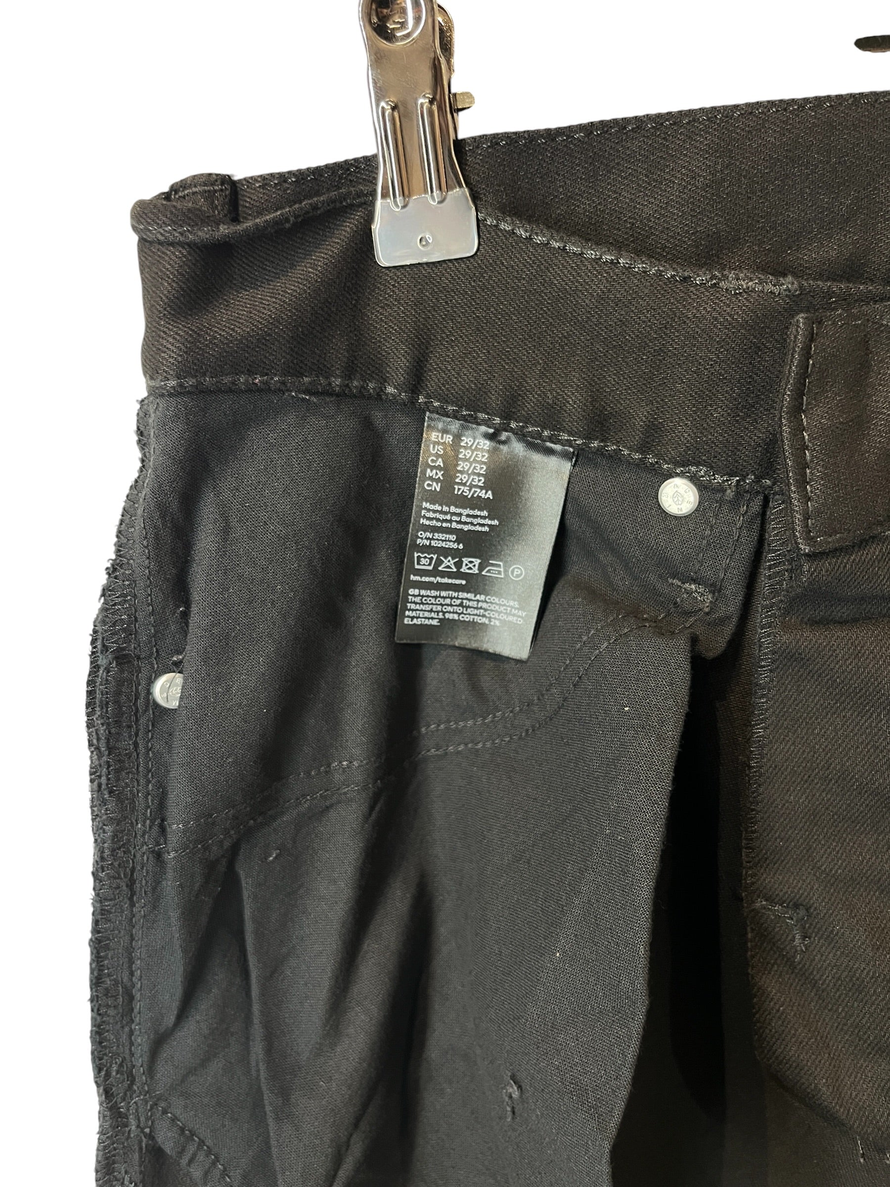 That's a Awful Lot of Cough Syrup/Skinny Pants/29/Denim/BLK/Button Fly/All Over Print/BLUE AOP PRINT view 4