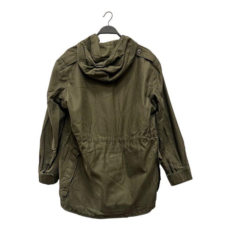 Vintage/Military Jkt/Cotton/KHK/80s Military jacket