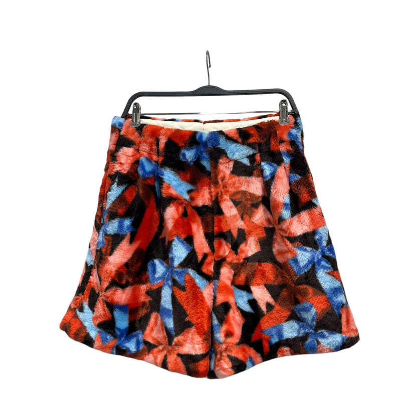 COMME des GARCONS/Shorts/S/Graphic/Polyester/MLT/High-waisted/BLU BOW PRINTS