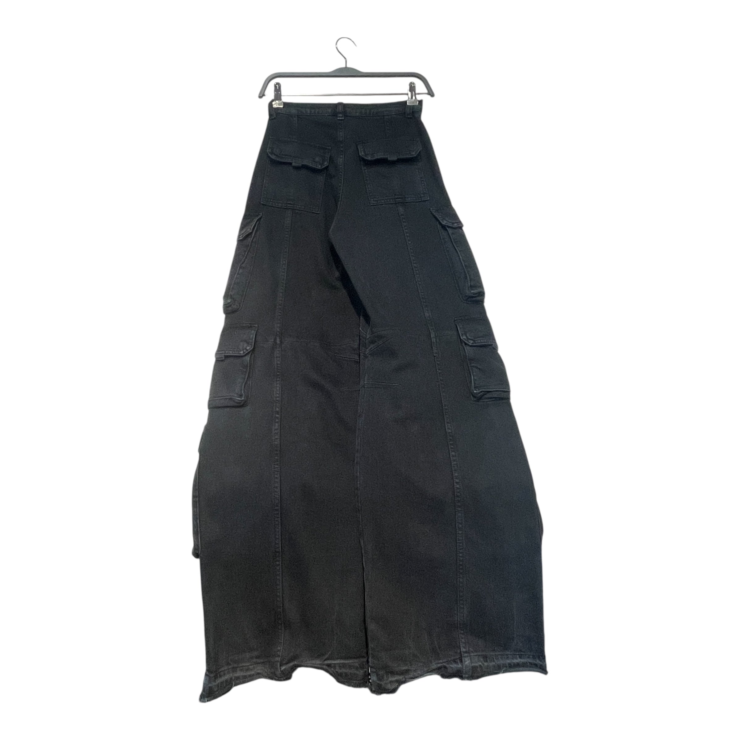 HUDSON/Wide Leg Pants/23/Cotton/BLK/High Rise Wide Leg Cargo Pant view 2