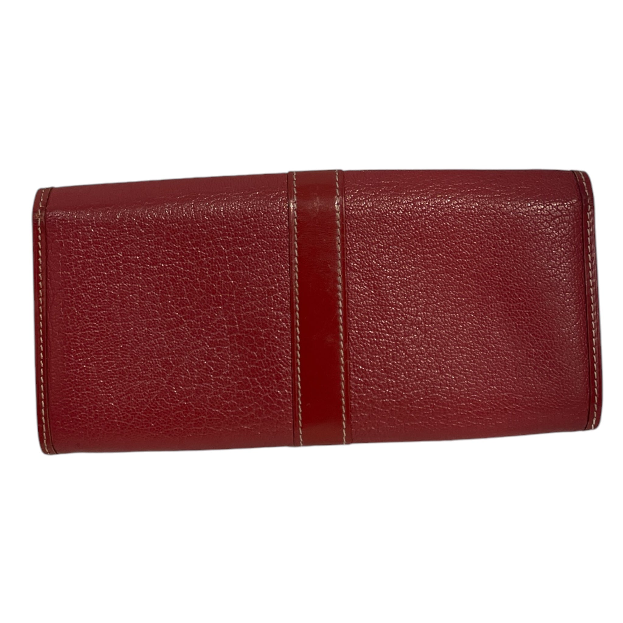 LOUIS VUITTON/Long Wallet/Leather/RED/L's/4V989BM view 2