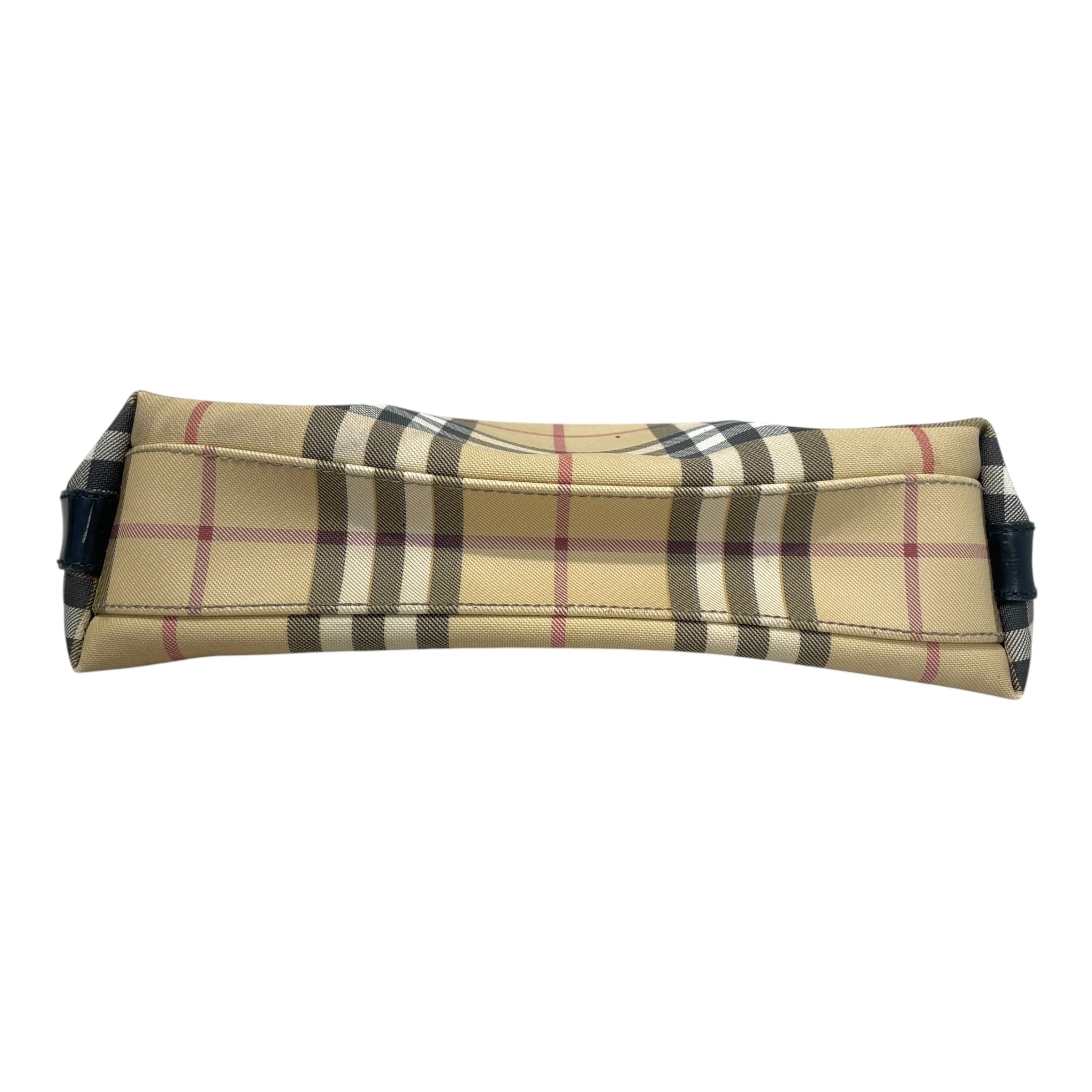 BURBERRY LONDON/Boston Bag/Plaid/Cotton/BEG/Vintage Nova Check Handbag view 5