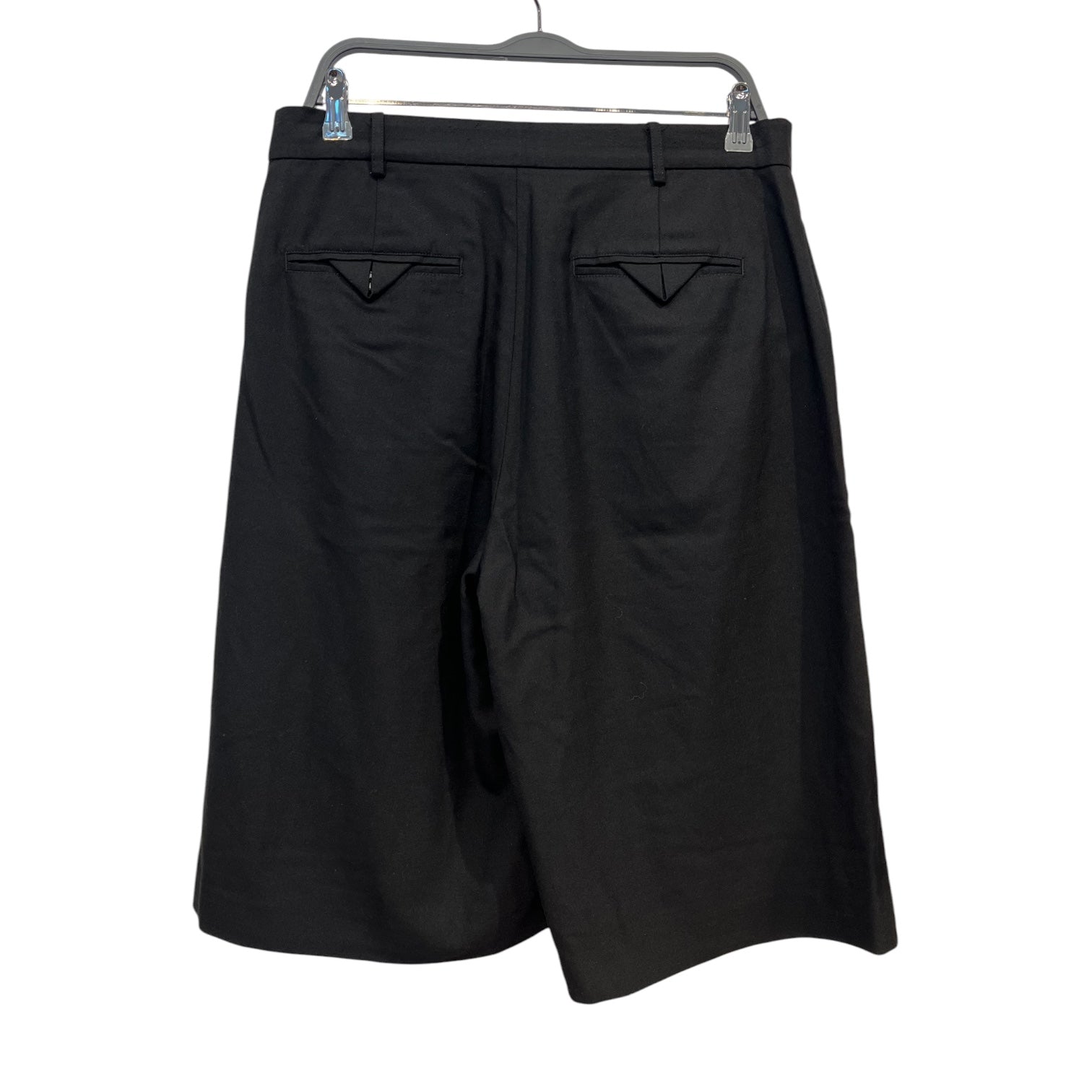 PEARLED IVORY/Shorts/M/Cotton/BLK/PLEATED SHORTS view 2