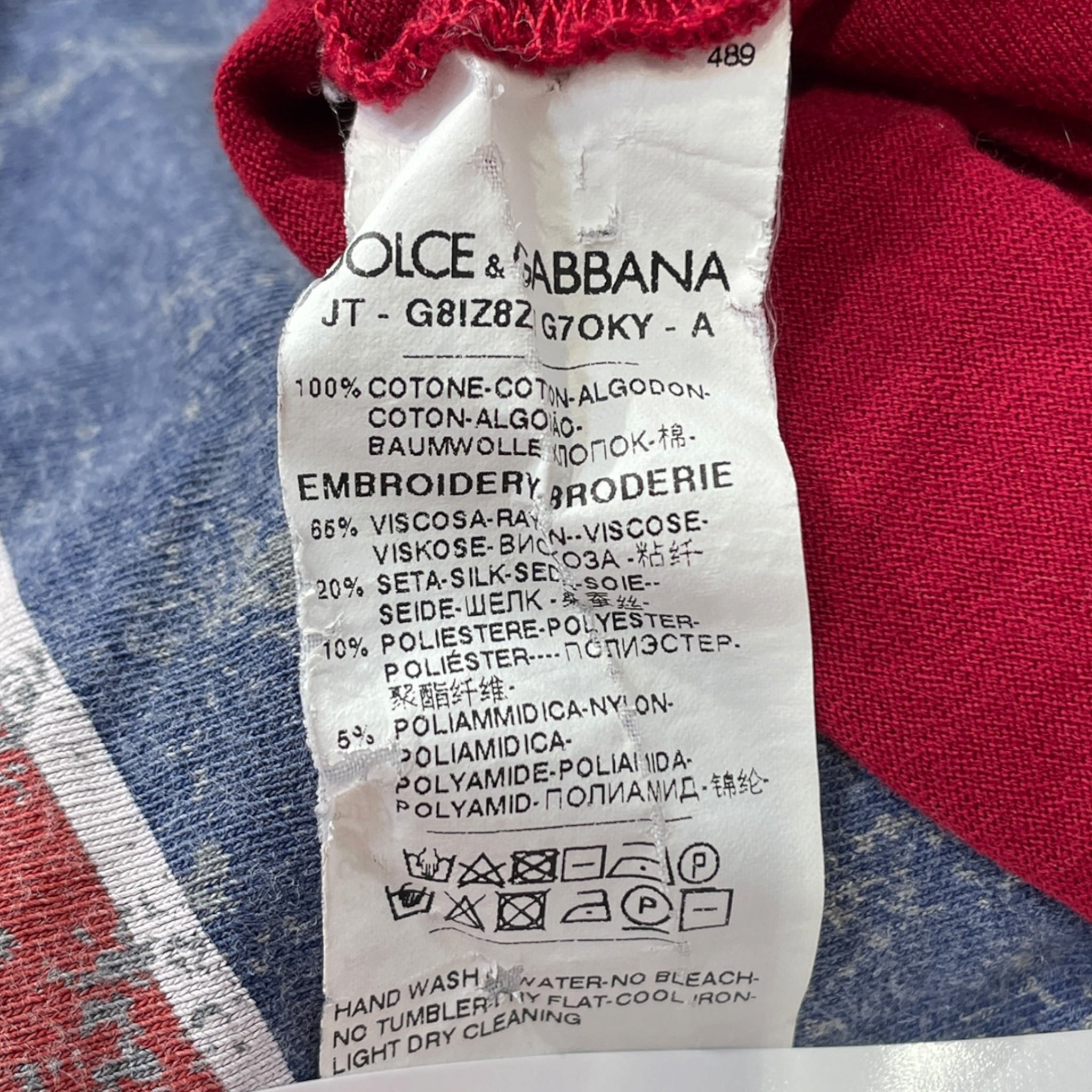 DOLCE&GABBANA/T-Shirt/46/Cotton/MLT/ view 4