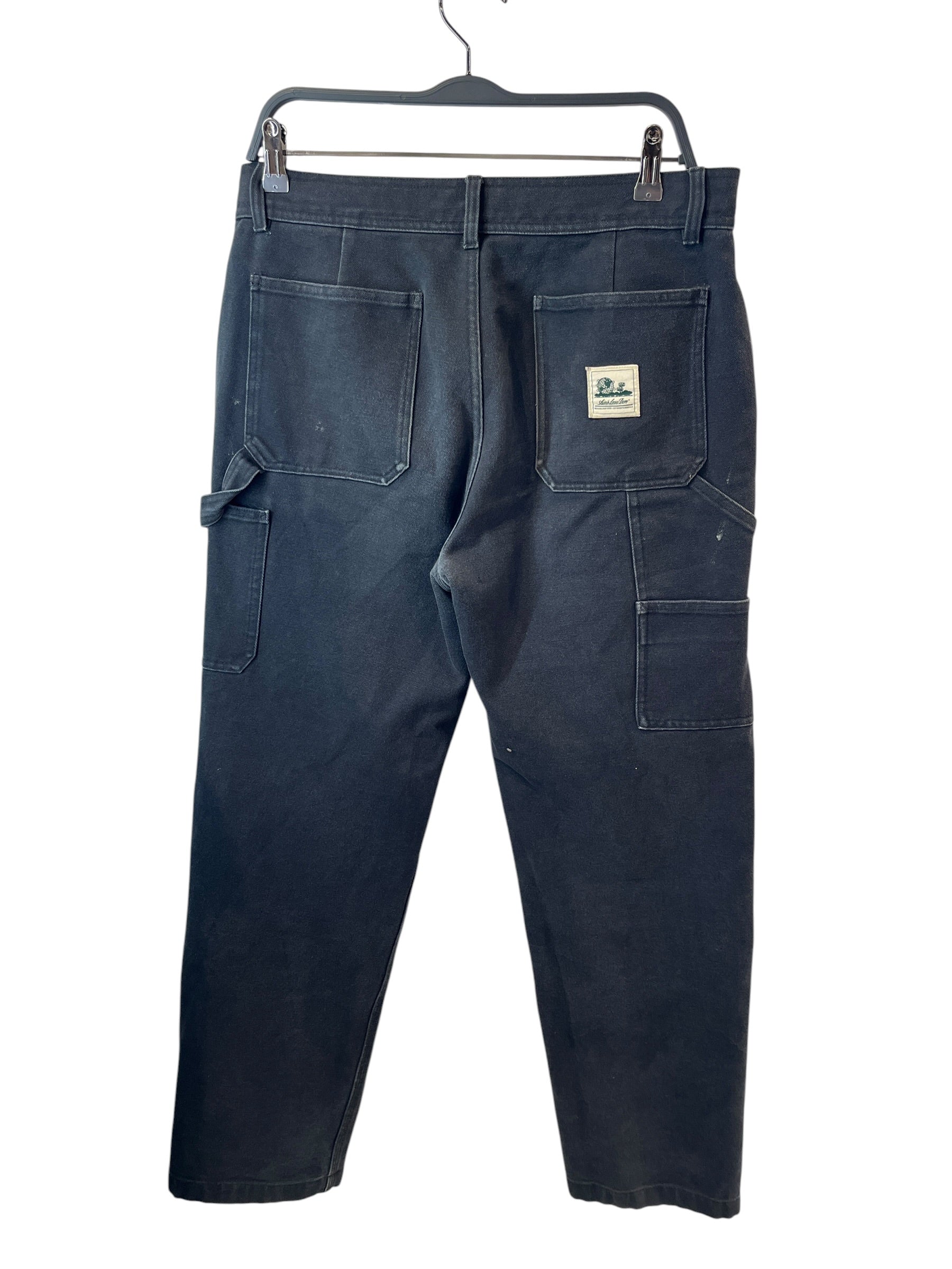 AIME LEON DORE/Straight Pants/M/Cotton/BLK/Button Fly/DOUBLE KNEE view 2