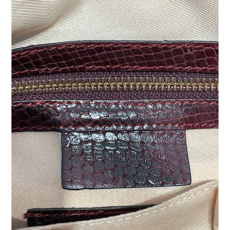 ALEXIS HUDSON/Cross Body Bag/Animal Pattern/Leather/BRD/
