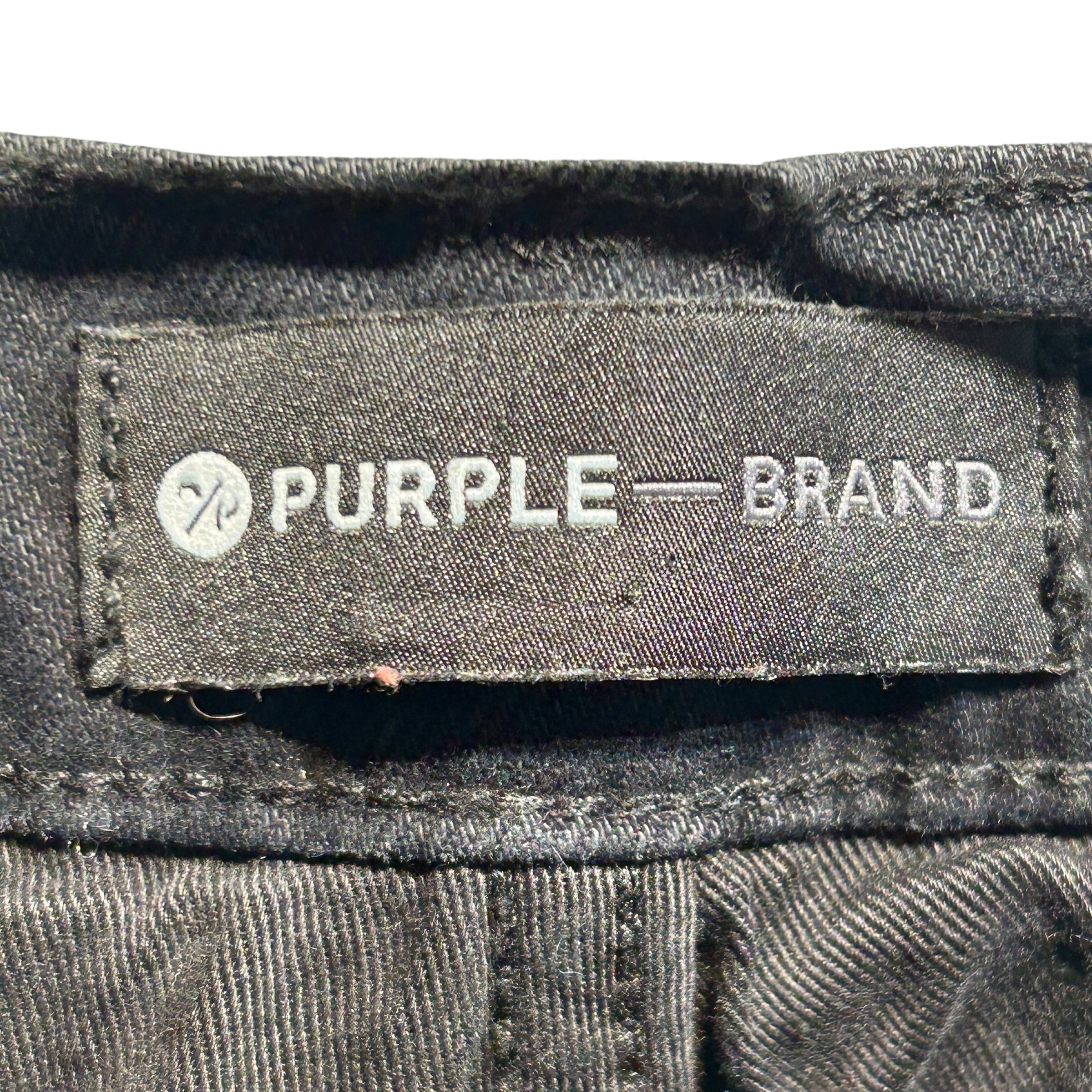 PURPLE BRAND/Skinny Pants/36/Denim/BLK/Painting Stains view 3
