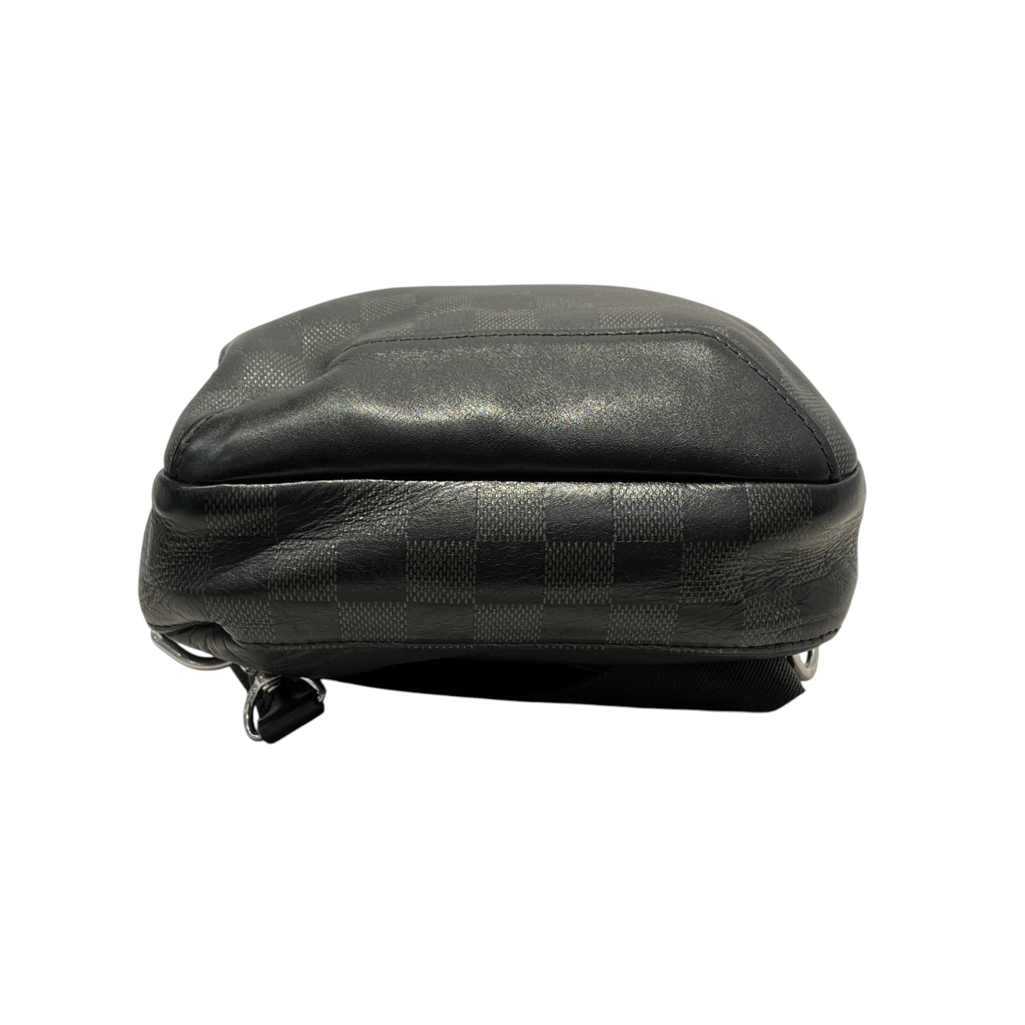 LOUIS VUITTON/Cross Body Bag/Leather/BLK/DAMIER GRAPHITE AVENUE SLING view 3