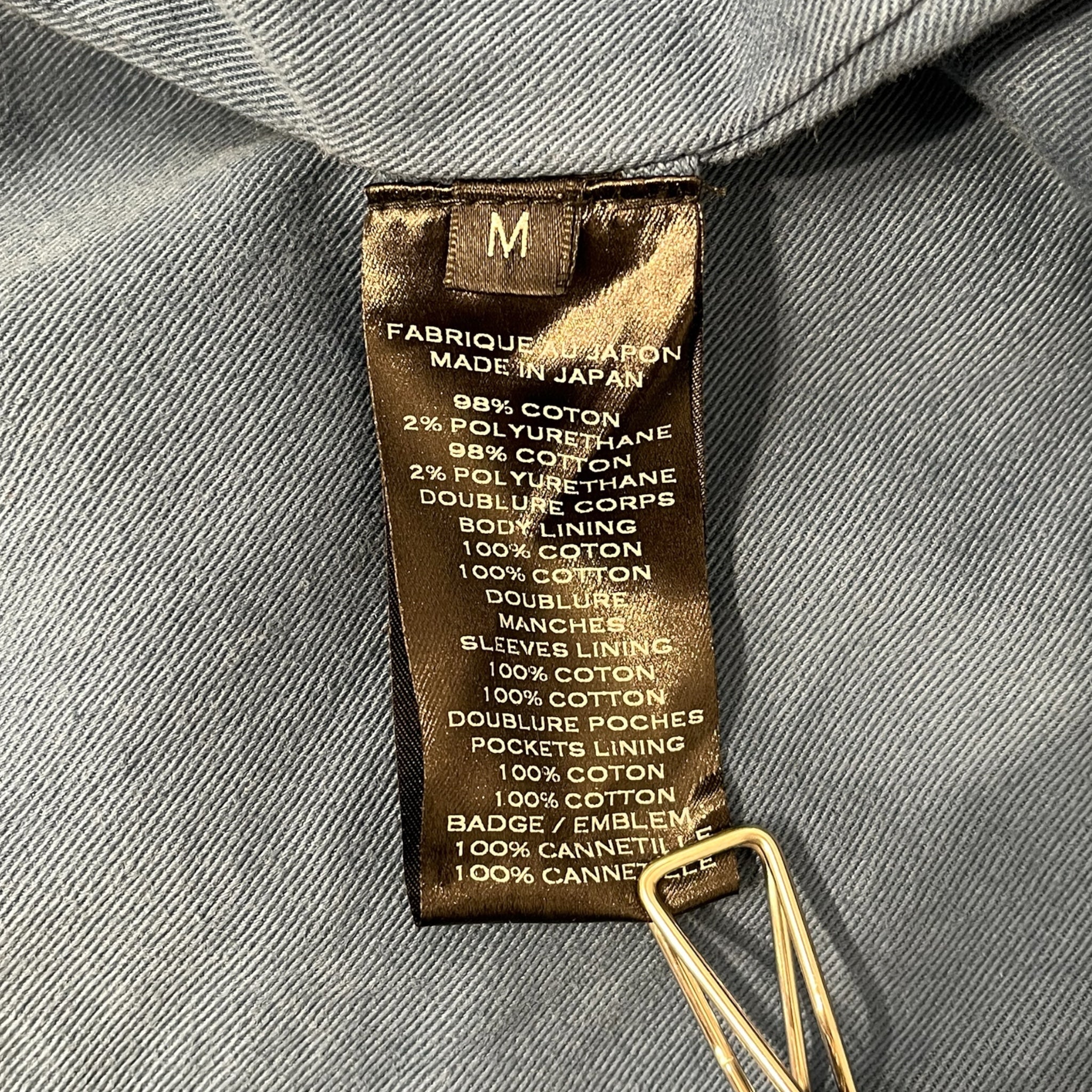BALMAIN/Jacket/M/Cotton/BLU/CREST BIKER JKT view 4