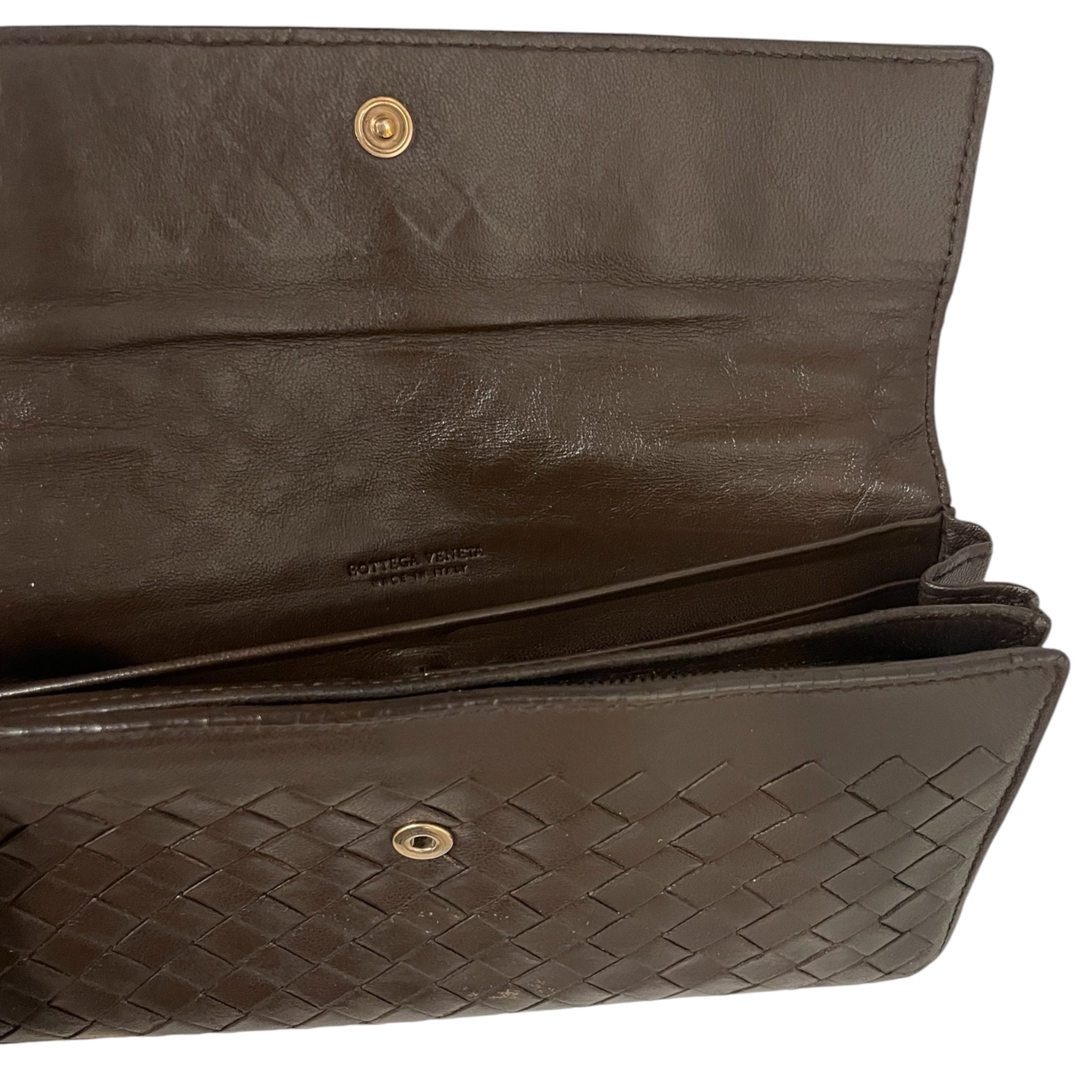 BOTTEGA VENETA/Long Wallet/Leather/BRW/M's/429T94B view 3