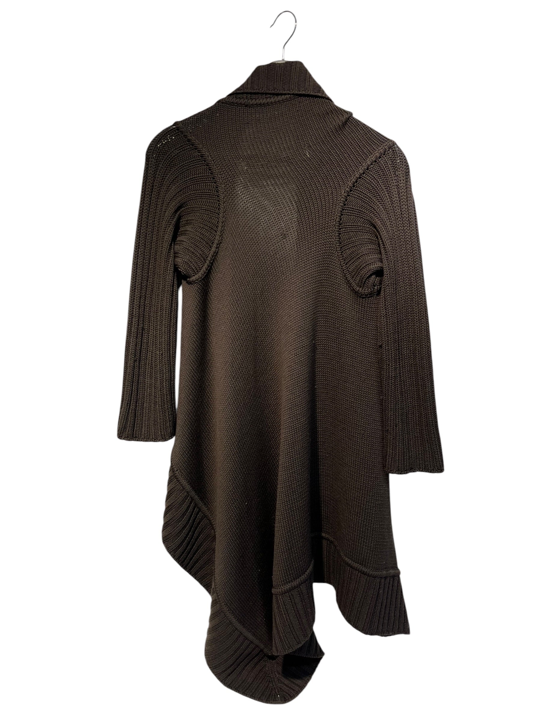 Rick Owens/Heavy Cardigan/Wool/BRW/ view 2