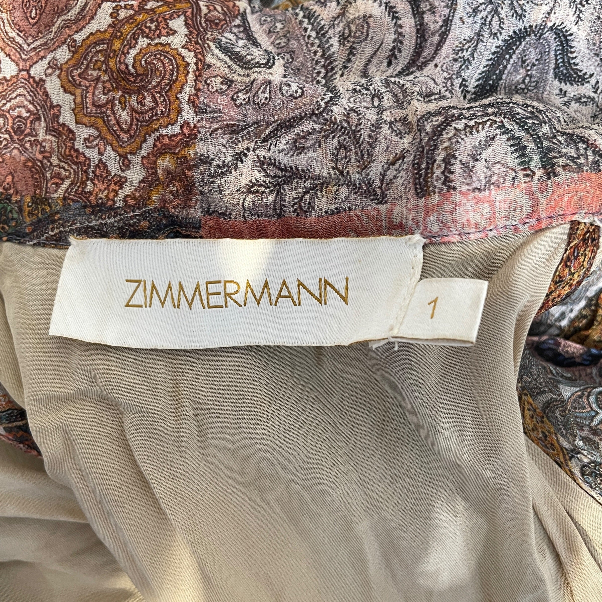 Zimmermann/SL Dress/1/Paisley/MLT/Patchwork Dress view 3