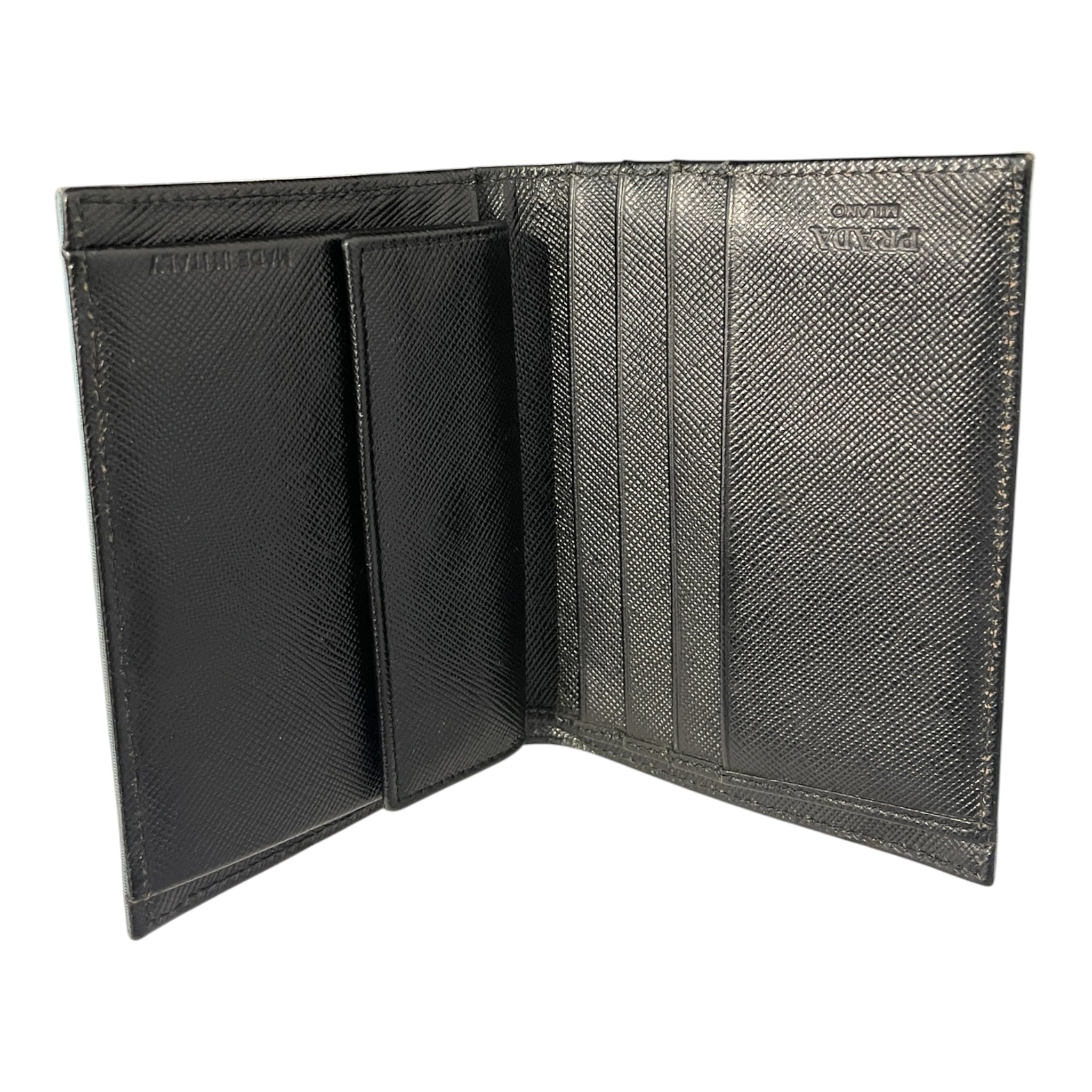 PRADA/Bifold Wallet/Nylon/BLU/L's/D8GHB93 view 3