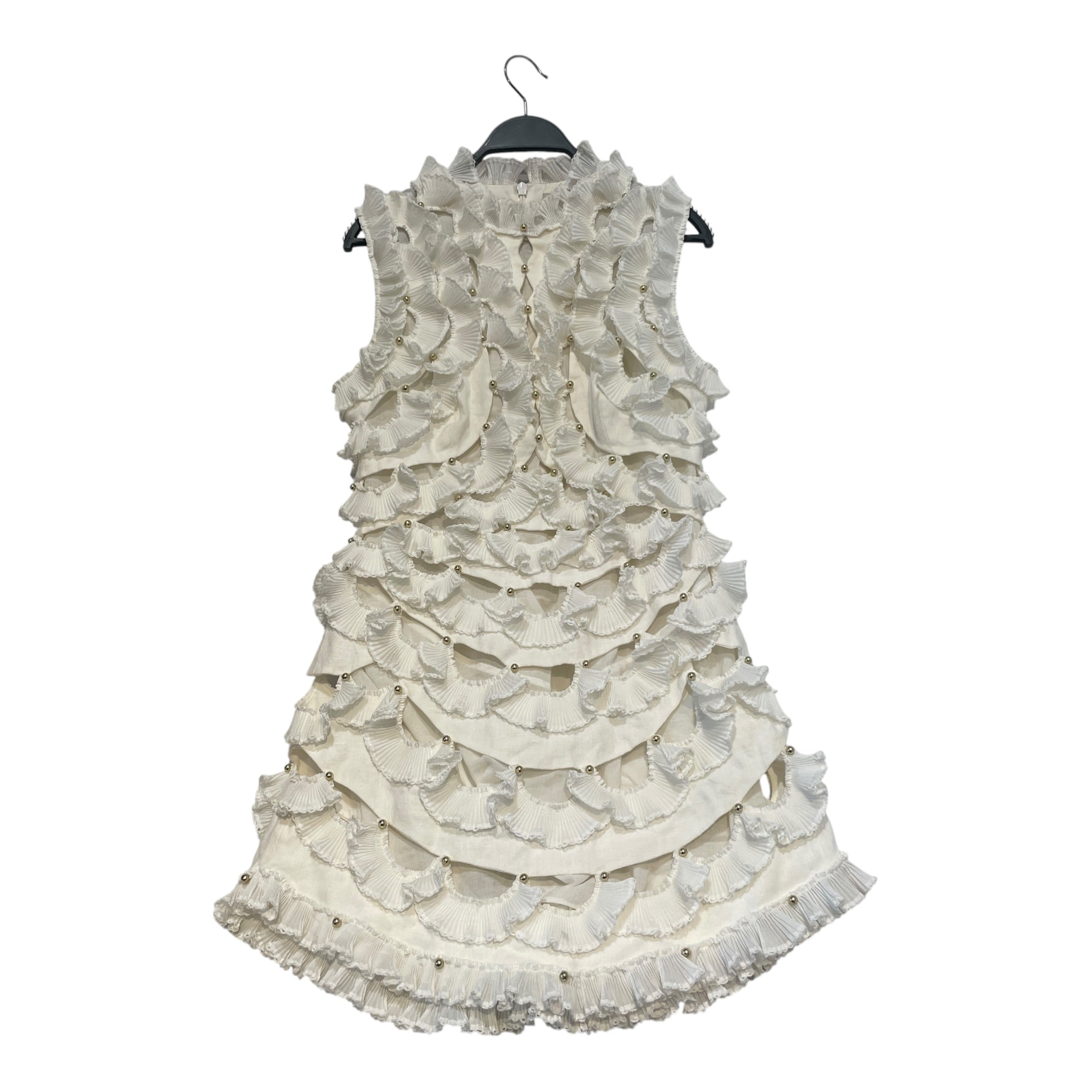 Zimmermann/SL Dress/2/Floral Pattern/Cotton/WHT/Frilled Mini view 1