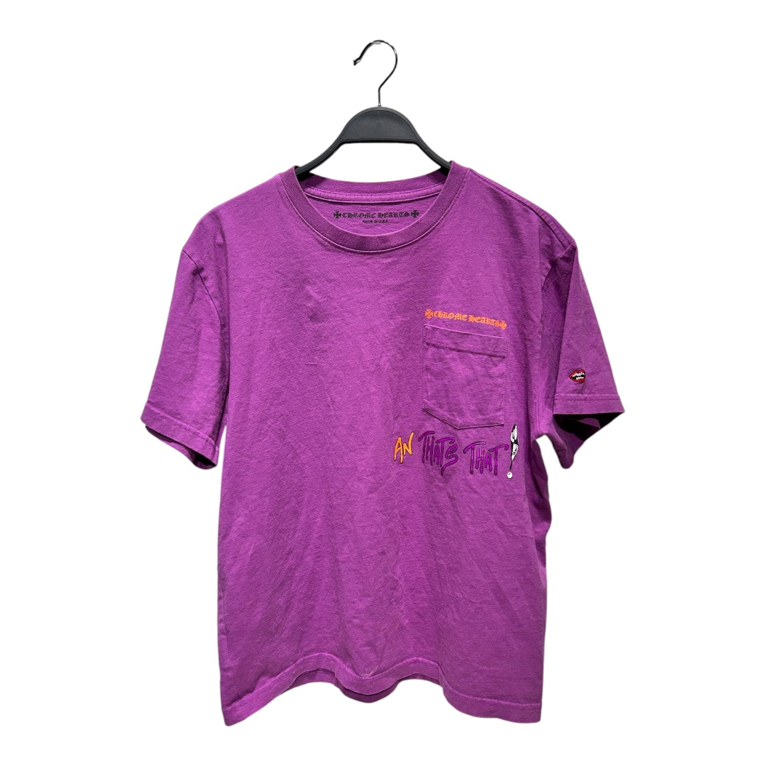 CHROME HEARTS/T-Shirt/L/Cotton/PPL/MATTY BOY AN THATS THAT POCKET view 1