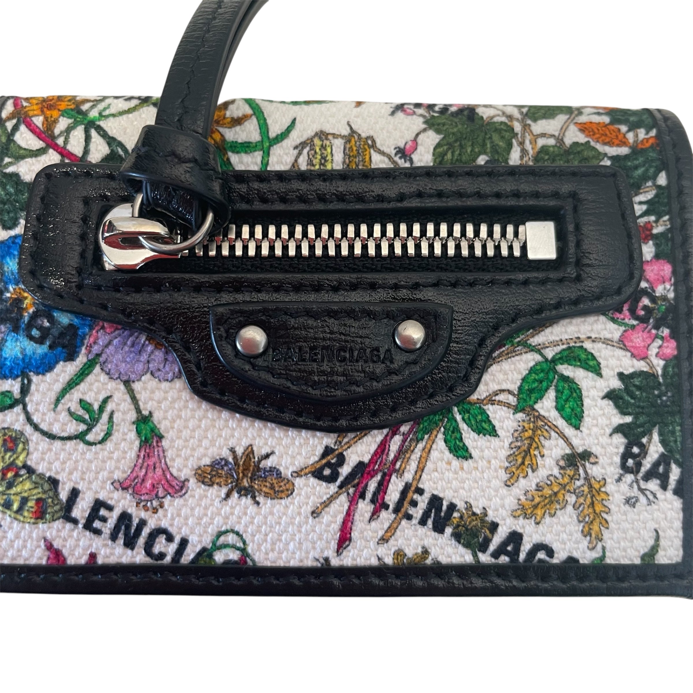 BALENCIAGA/Bifold Wallet/Monogram/Cotton/WHT/Balenciaga x Gucci Card Wallet view 6