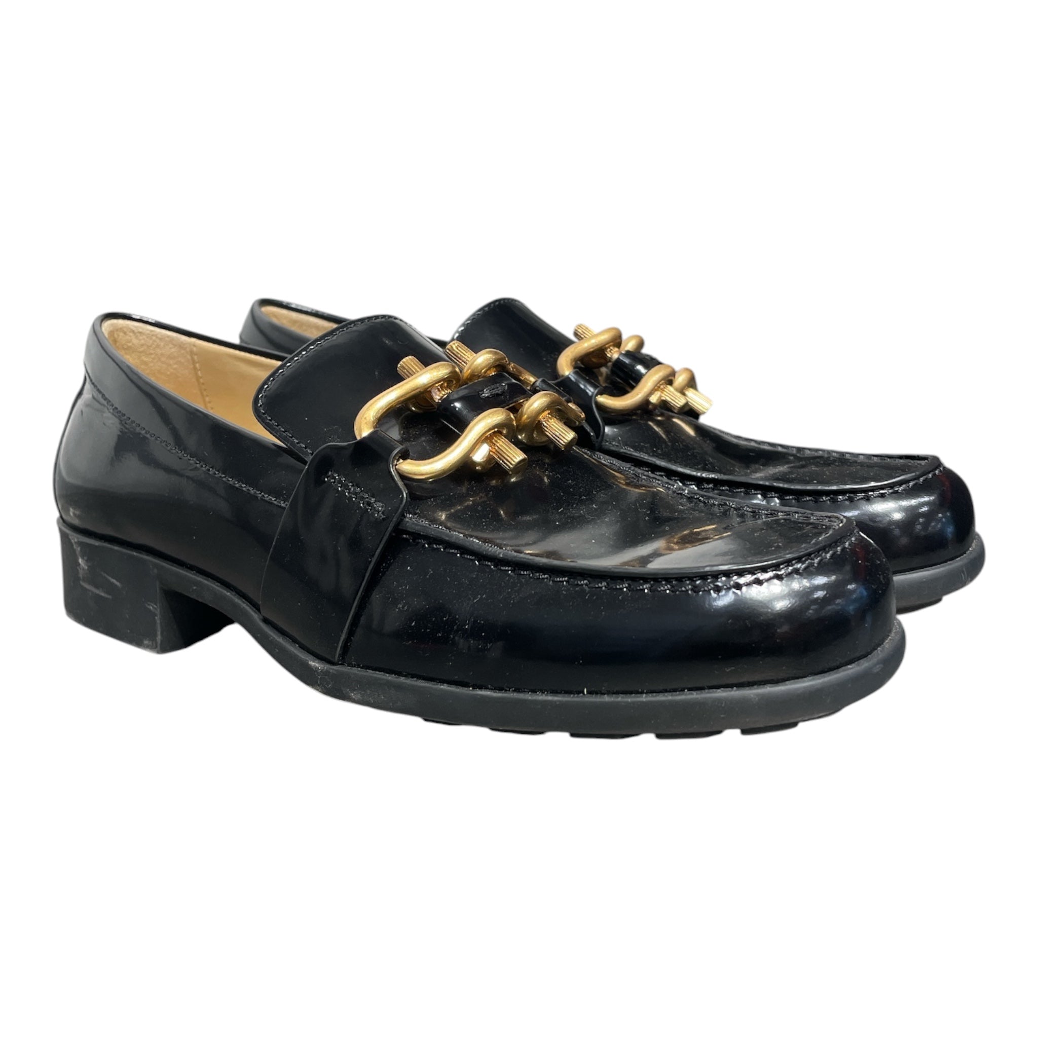 BOTTEGA VENETA/Loafers/EU 36/Leather/BLK/MONSIEUR view 1