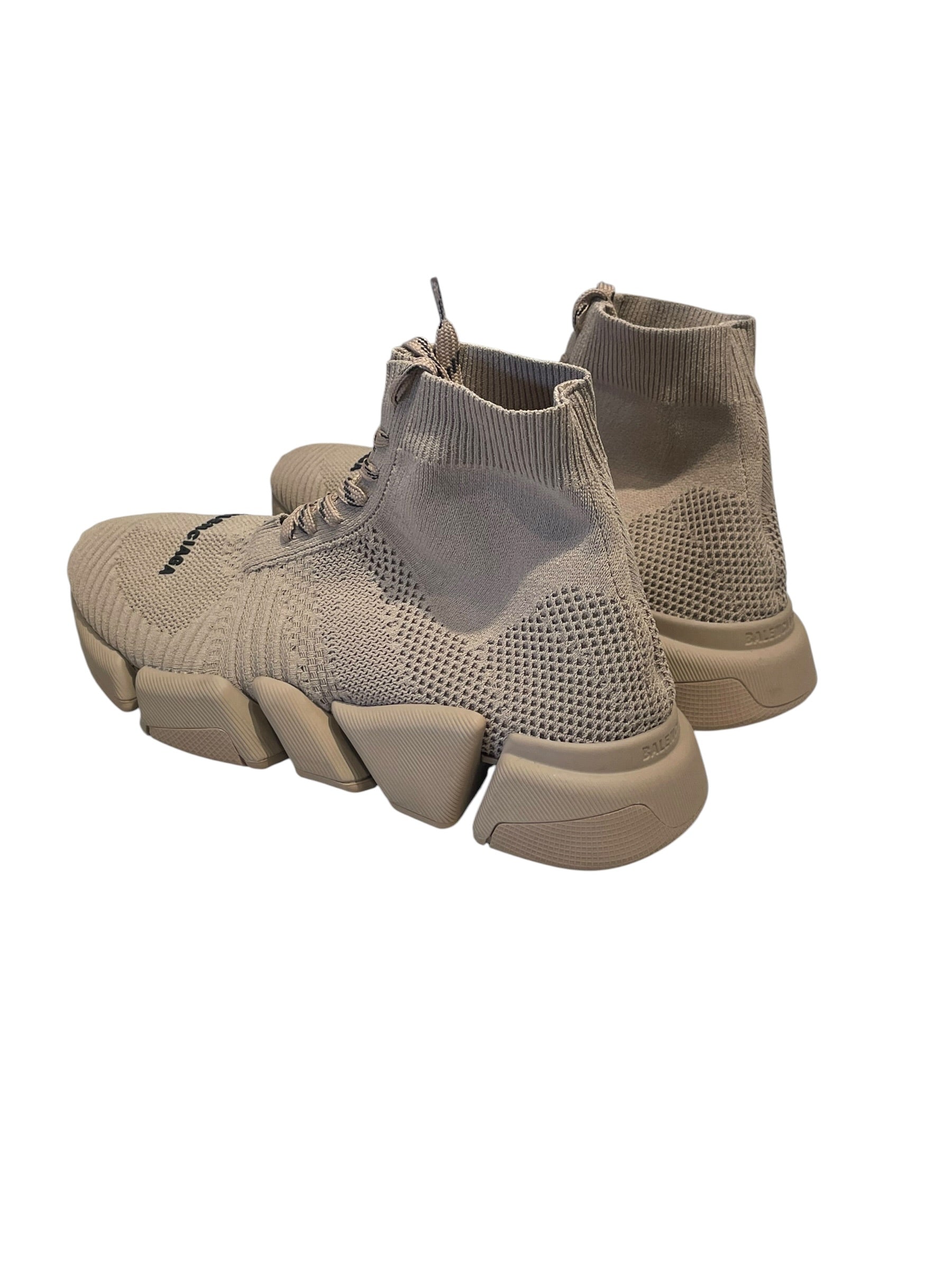 BALENCIAGA/Hi-Sneakers/EU 40/Cotton/BEG/Speed 2.0 view 2