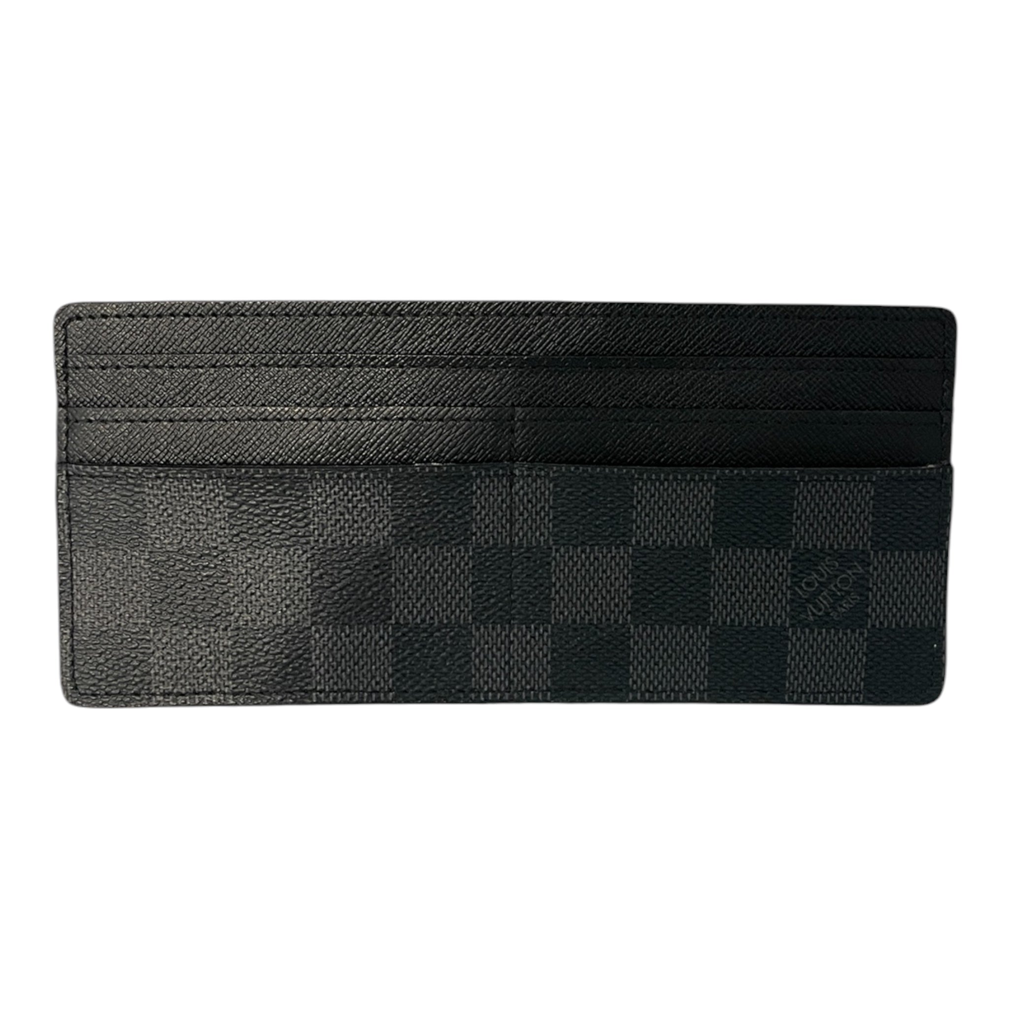 LOUIS VUITTON/Long Wallet/Leather/BLK/M's/MBRTGVK view 1