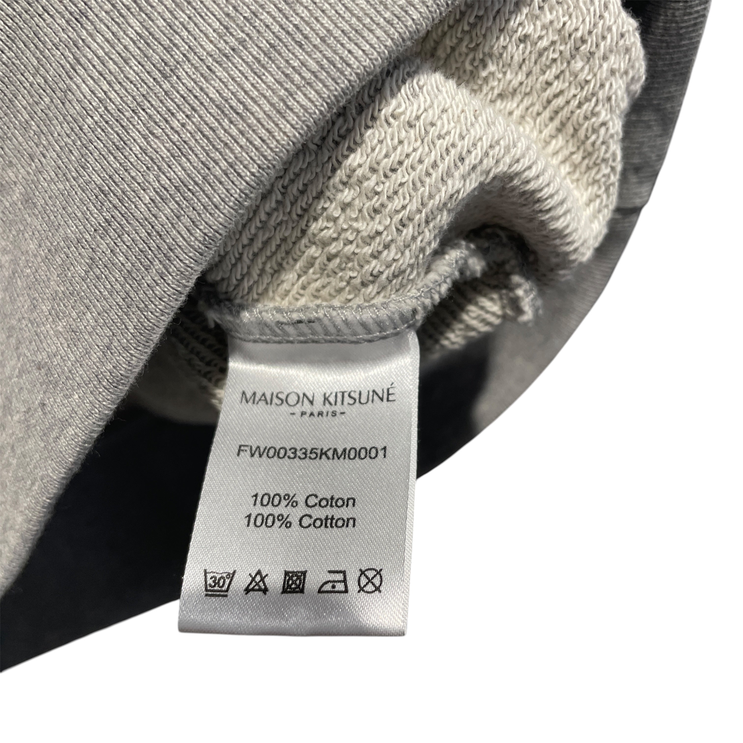 MAISON KITSUNE/Sweatshirt/L/Cotton/GRY/ view 4