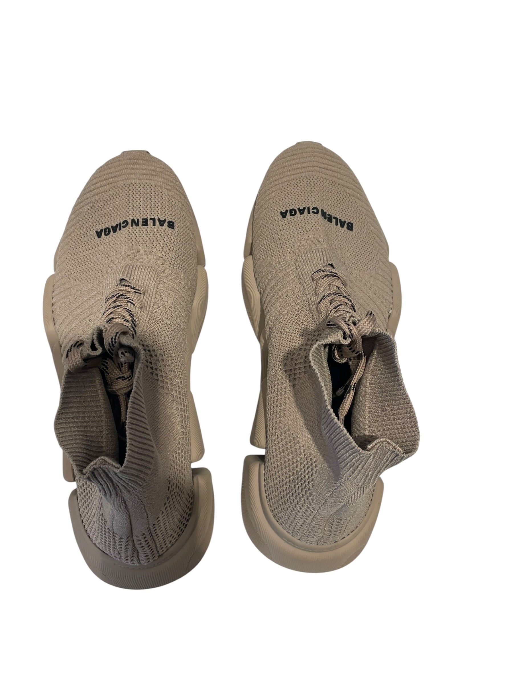 BALENCIAGA/Hi-Sneakers/EU 40/Cotton/BEG/Speed 2.0 view 3