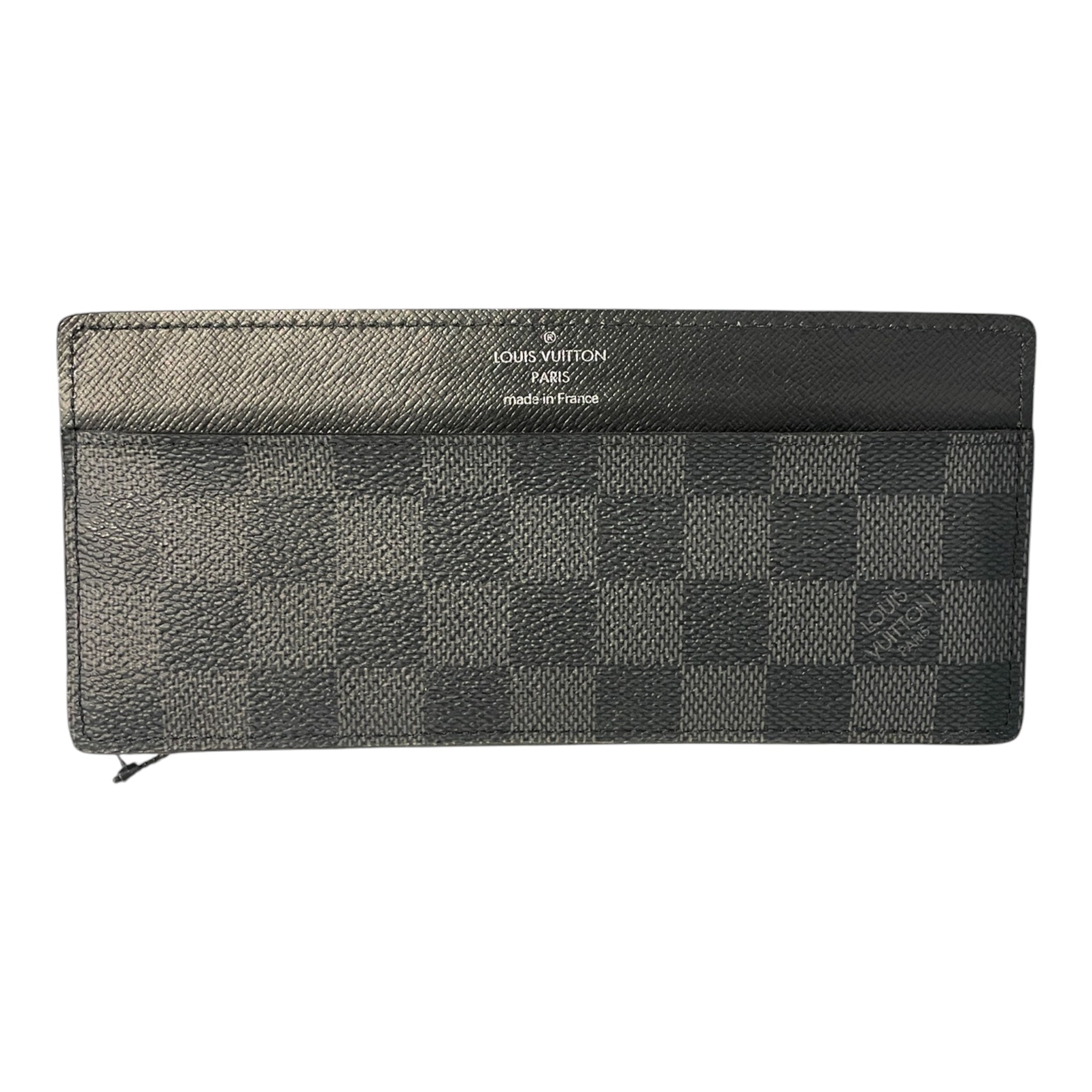 LOUIS VUITTON/Long Wallet/Leather/BLK/M's/MBRTGVK view 2