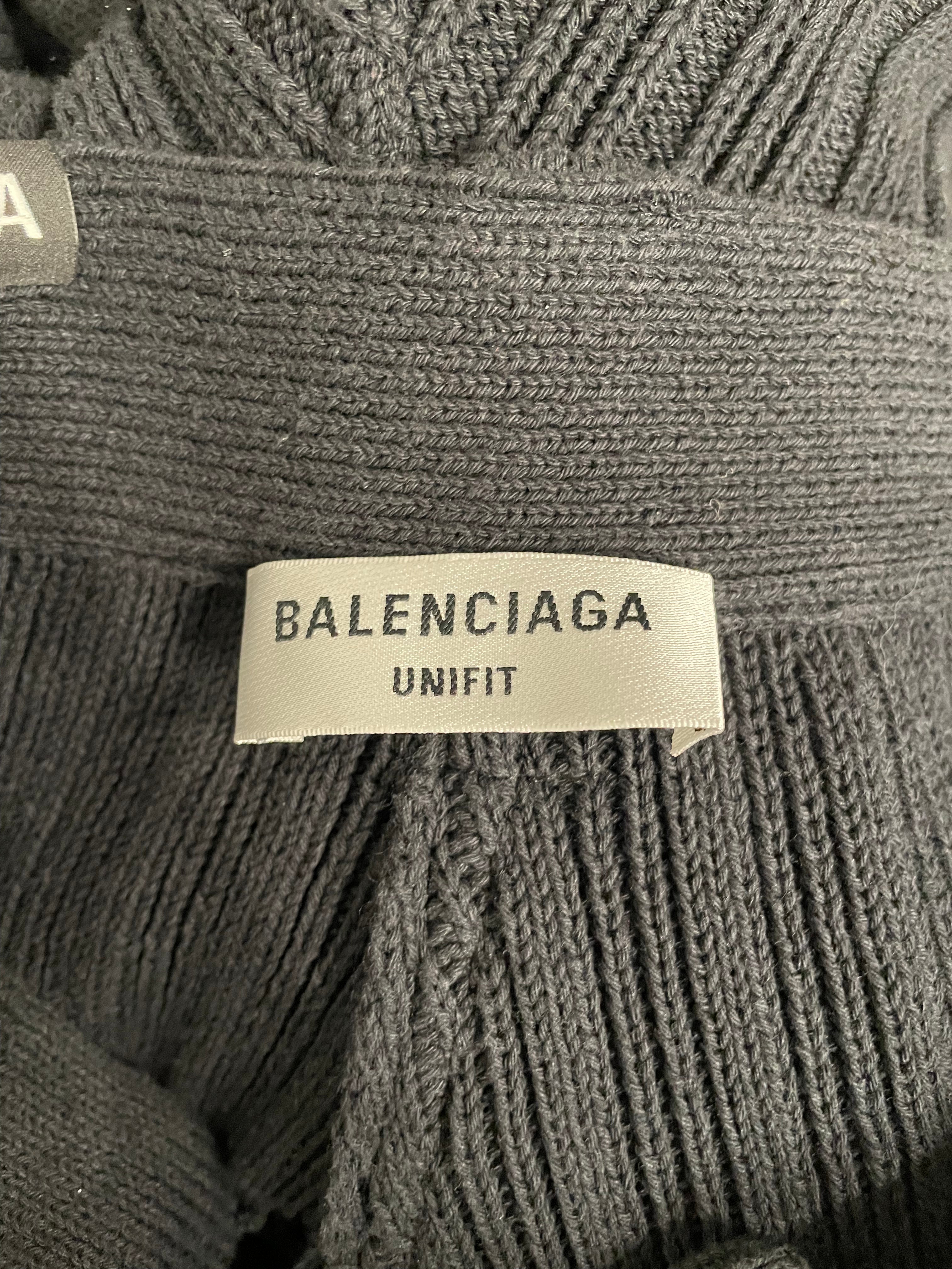 BALENCIAGA/Straight Pants/XS/Cotton/NVY/flaRE LEG SWEATRPANTS view 3