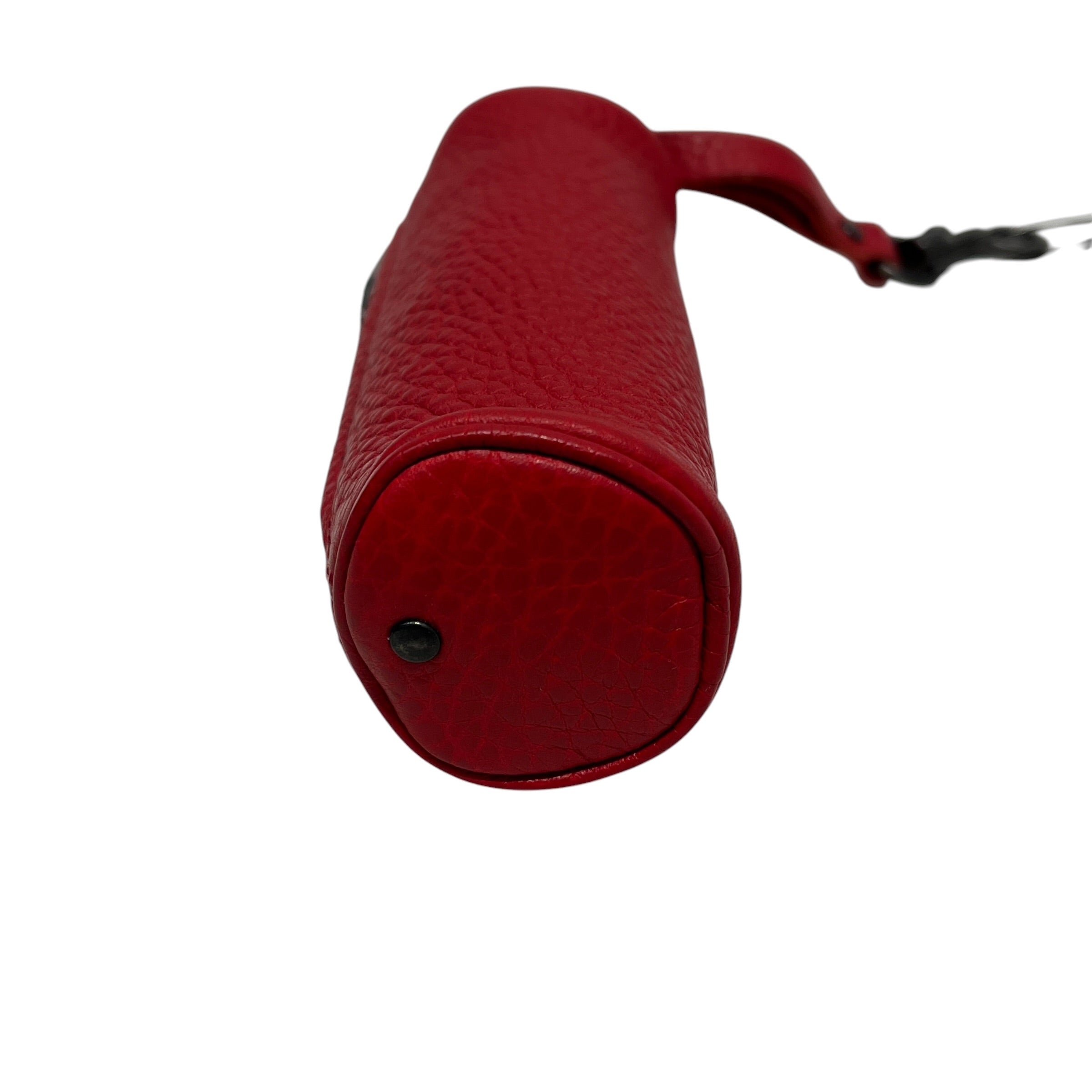BOTTEGA VENETA/Accessories/Leather/RED/KEY CHAIN POUCH view 3