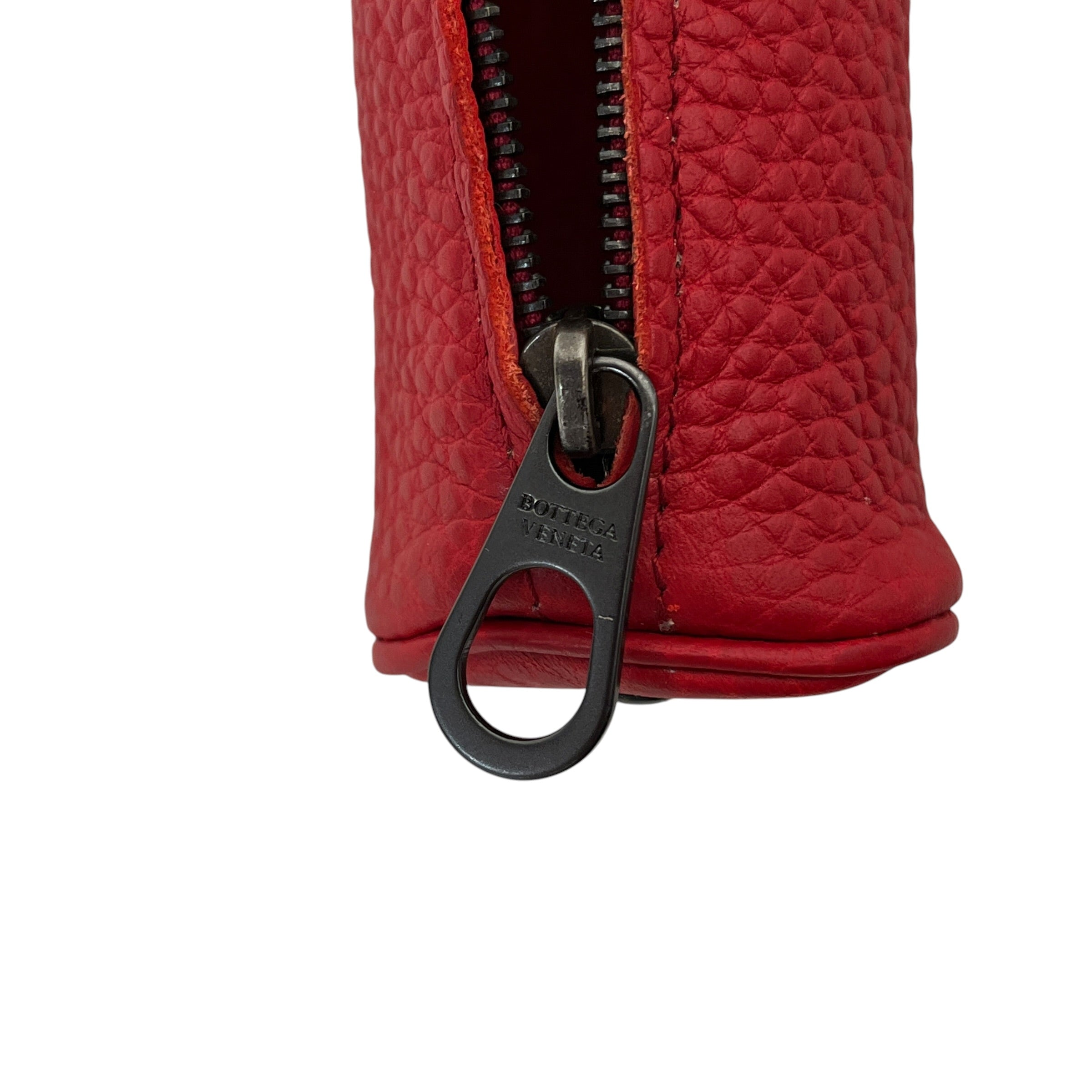 BOTTEGA VENETA/Accessories/Leather/RED/KEY CHAIN POUCH view 5