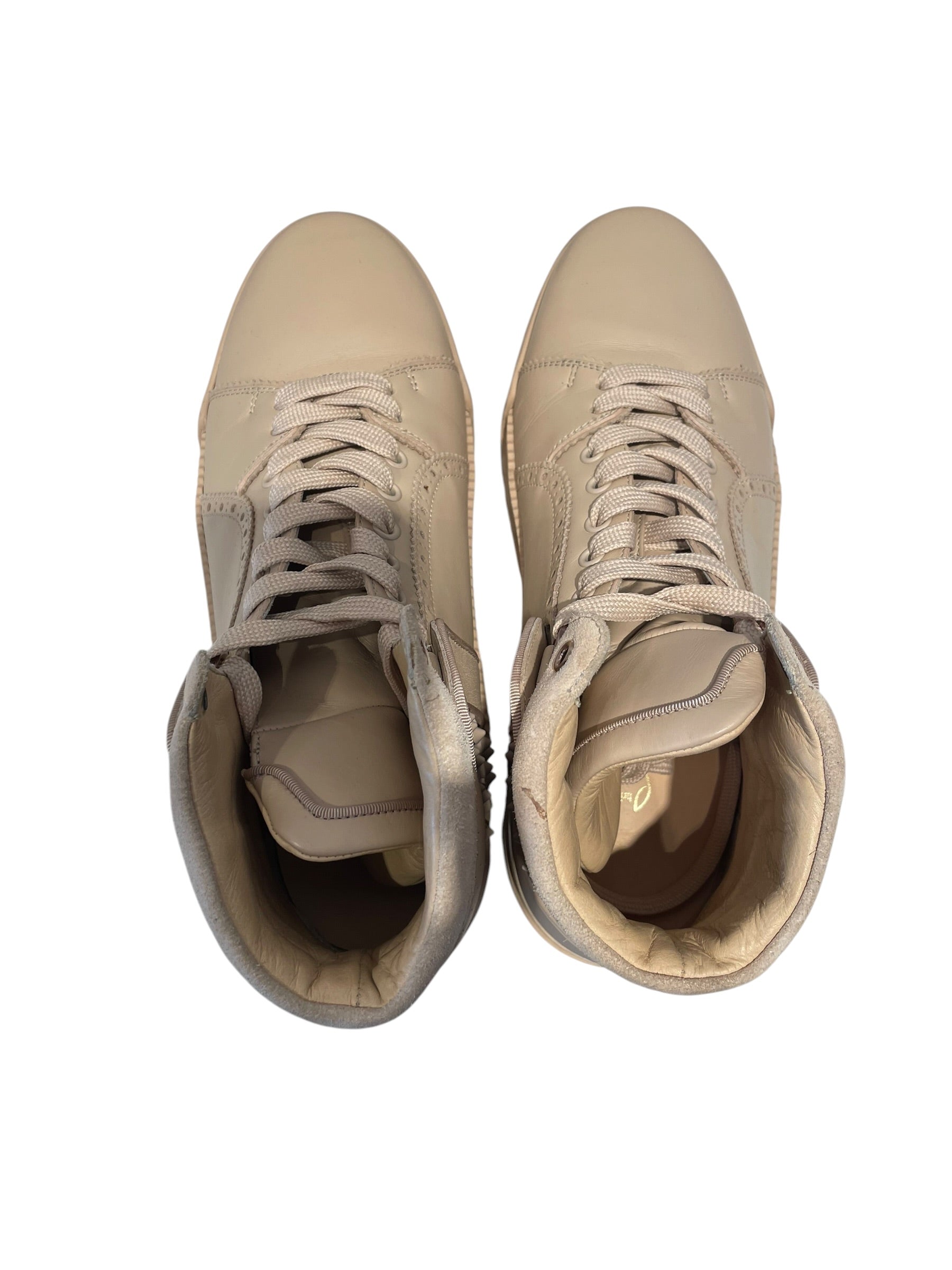 Christian Louboutin/Hi-Sneakers/US 9.5/Leather/BEG/loubikicks view 3