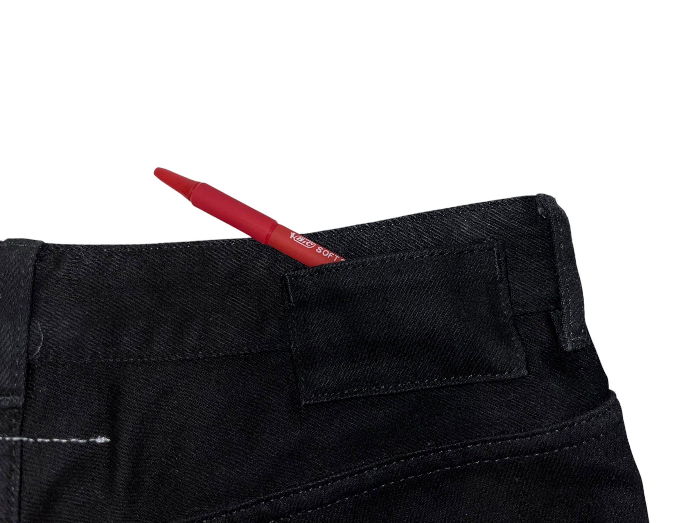 MM6/Straight Pants/40/Cotton/BLK/Button Fly/COWBOY BOOT BOTTOM view 3