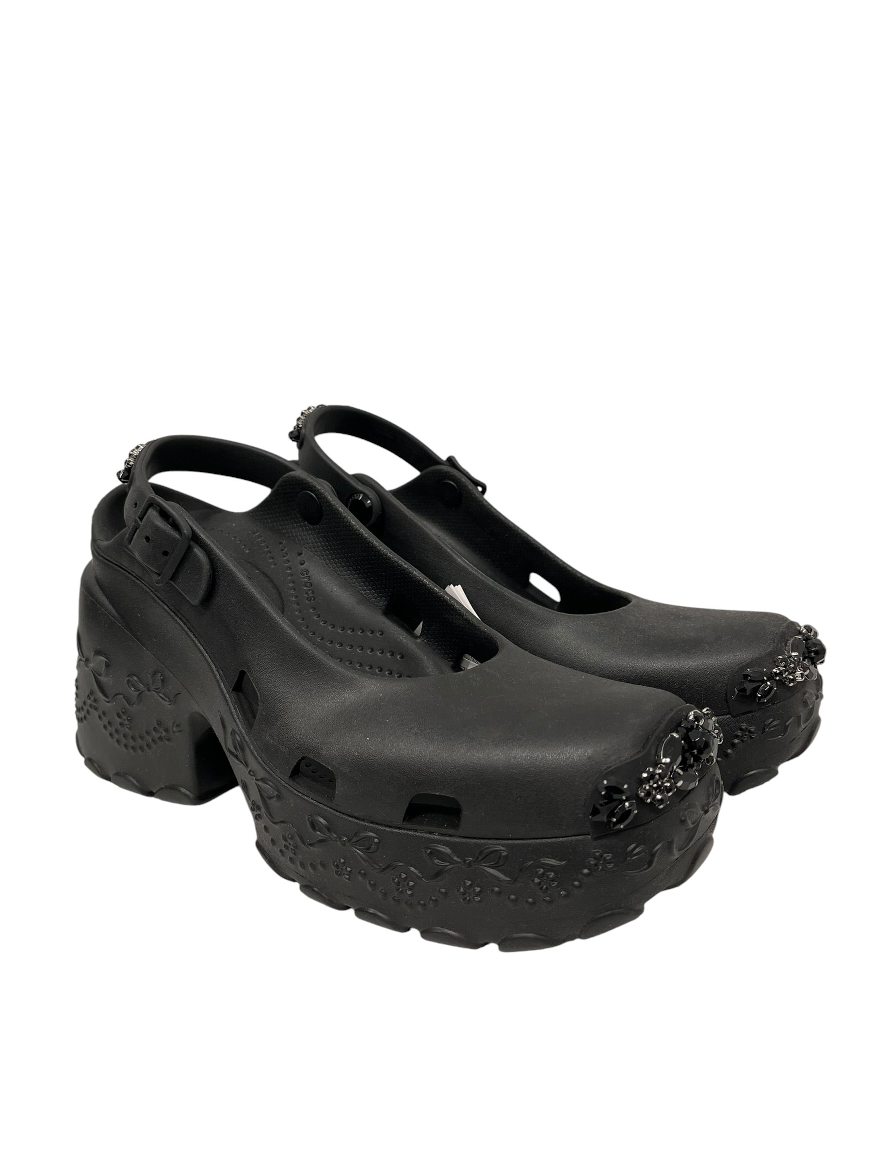 SIMONE ROCHA/crocs/Heels/US 11/BLK/BALLERINA PLATFORM view 1