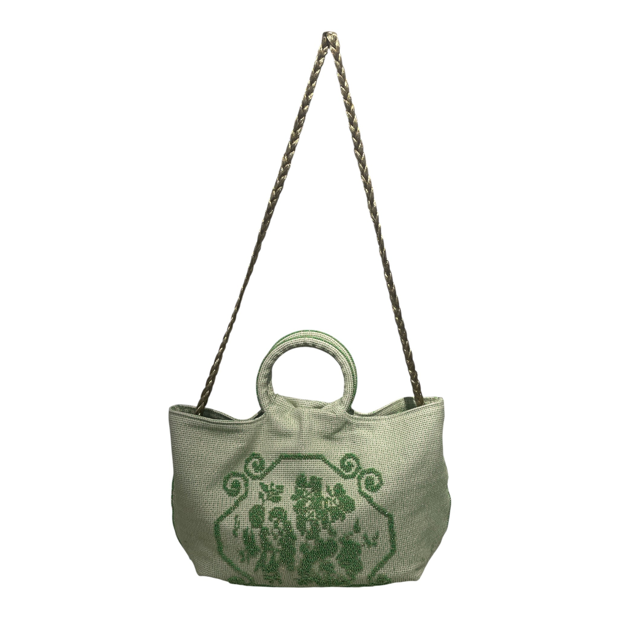 ANTONELLO TEDDE/Hand Bag/Floral Pattern/GRN/ view 1