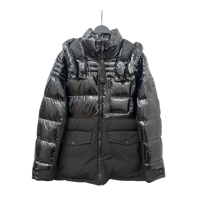 MOOSE KNUCKLES/Puffer Jkt/XL/Polyester/BLK/ADAMS PEAK DOWN JACKET