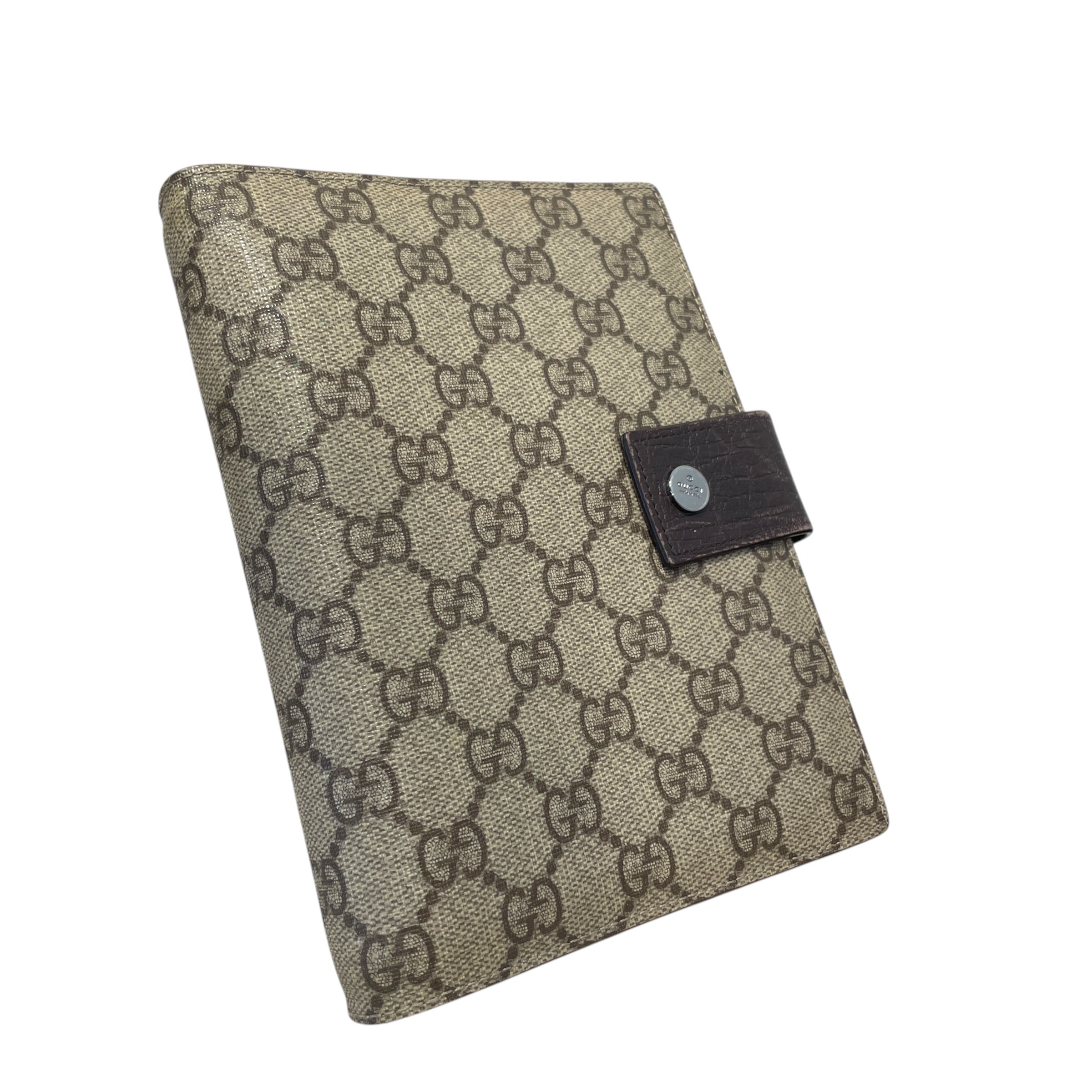 GUCCI/Planner Cover/Monogram/Leather/CML/L's/Vintage GG Small Ring Agenda view 1